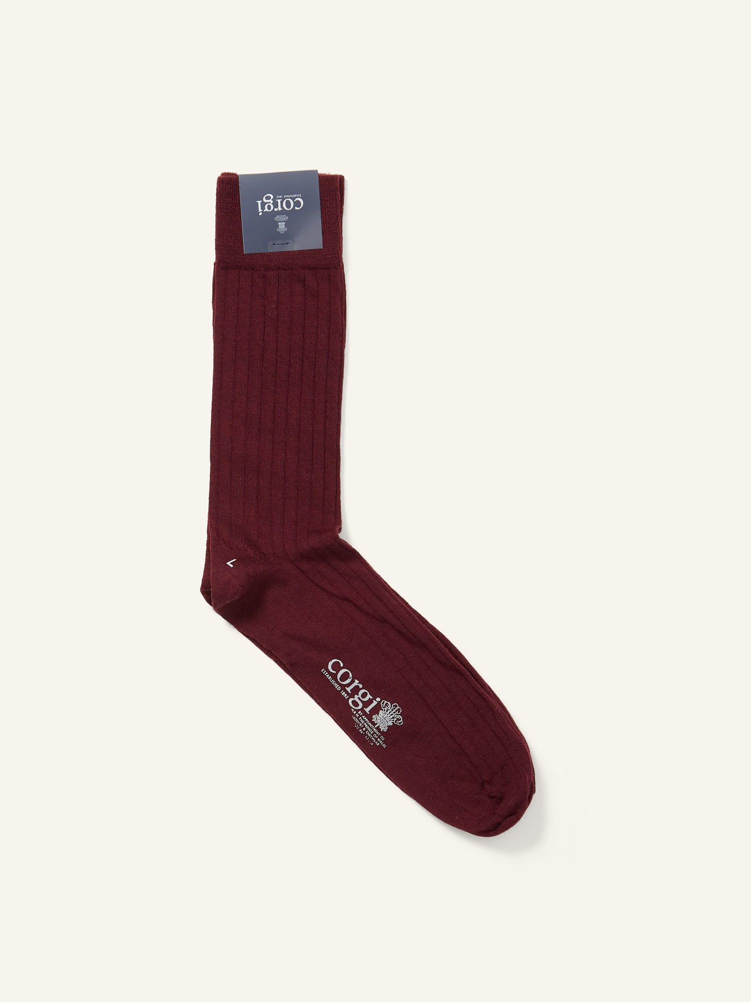 Wool Socks Maroon