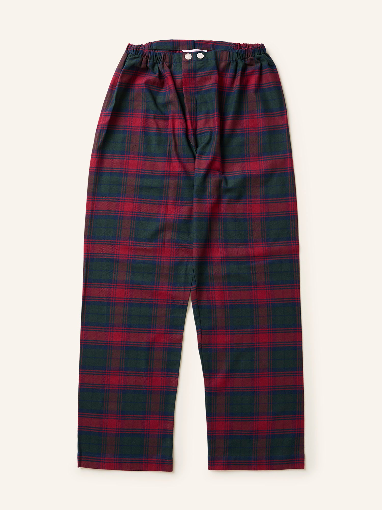 Brushed Cotton Pyjamas Red Tartan