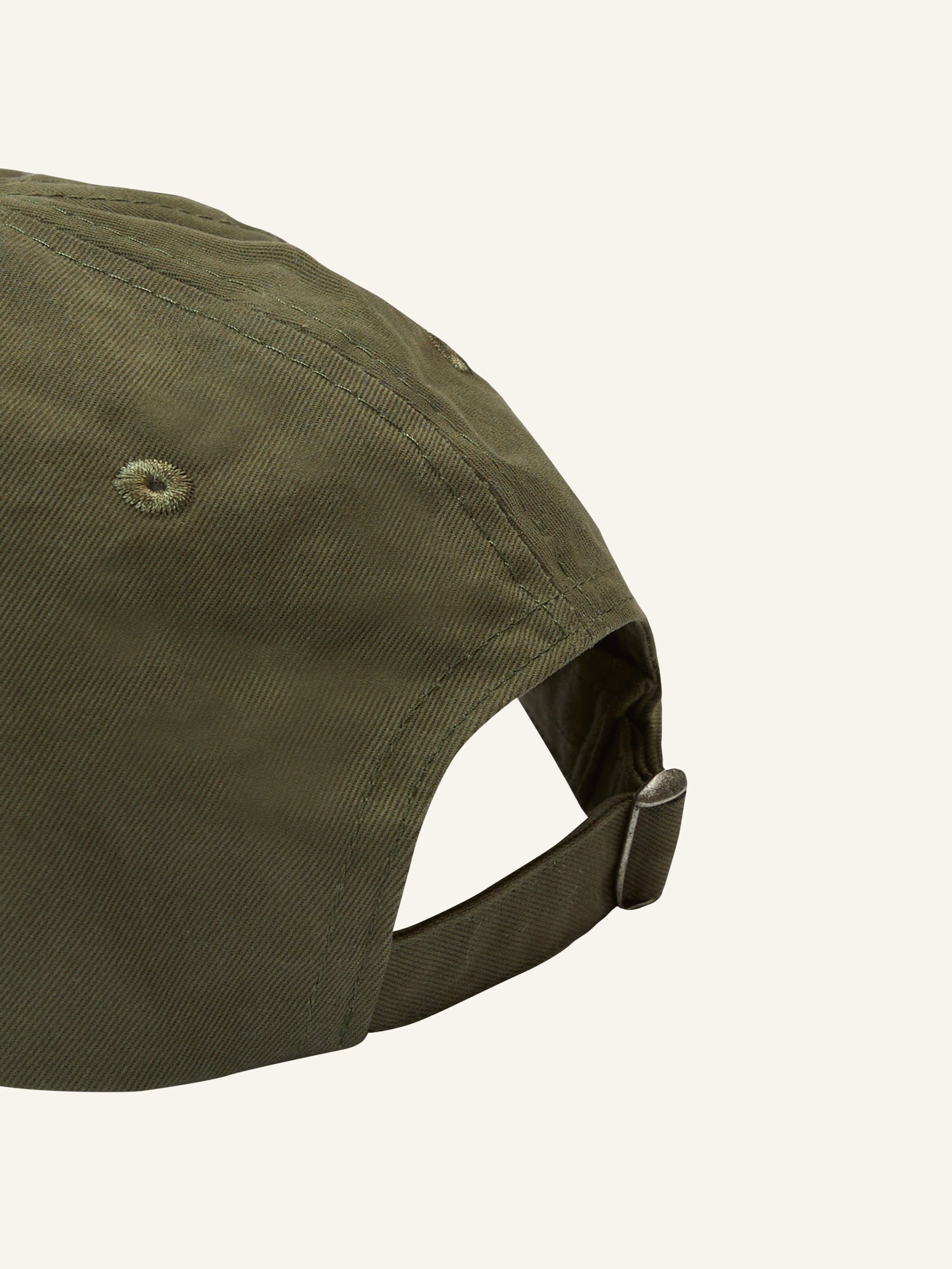 D Twill Baseball Cap Green