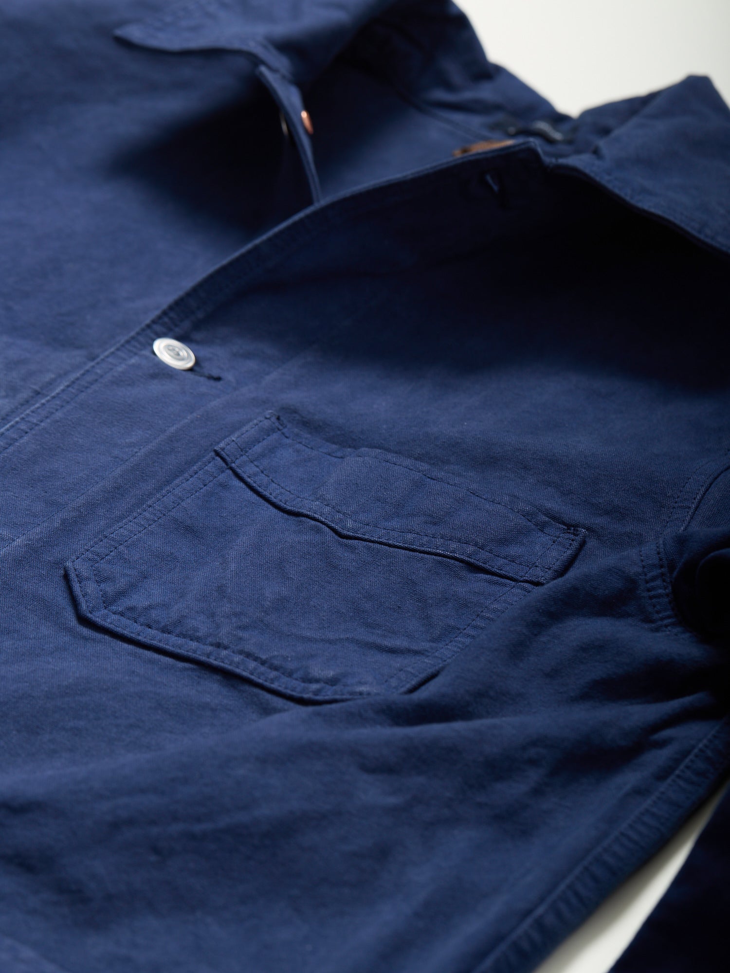 Duck Cotton Canvas Chore Jacket Navy