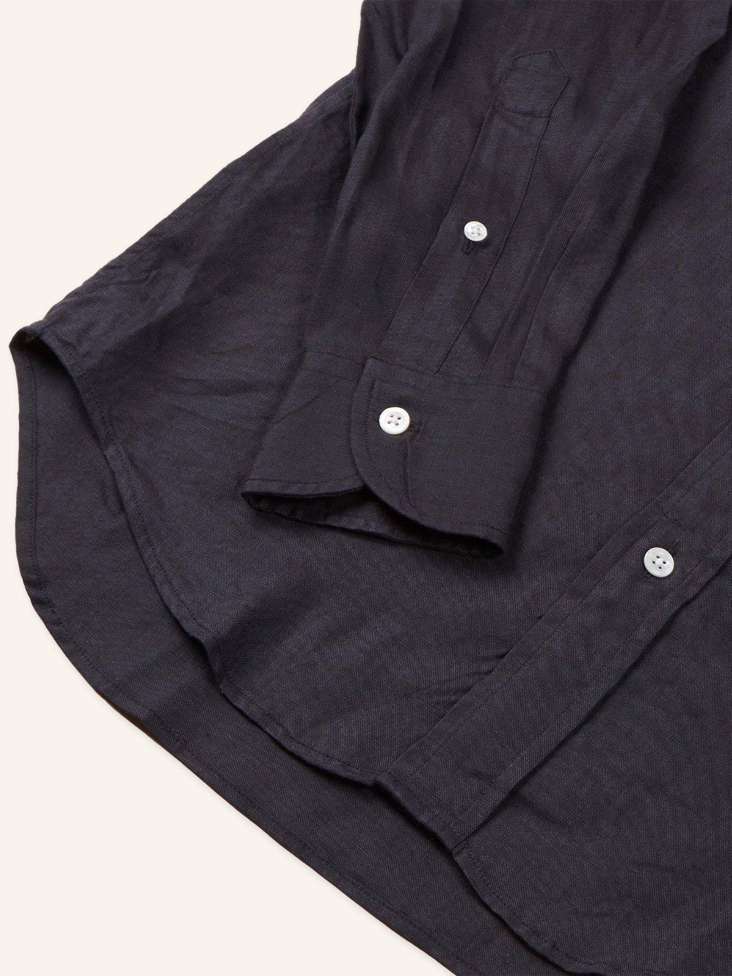 Linen Summer Shirt Dark Navy