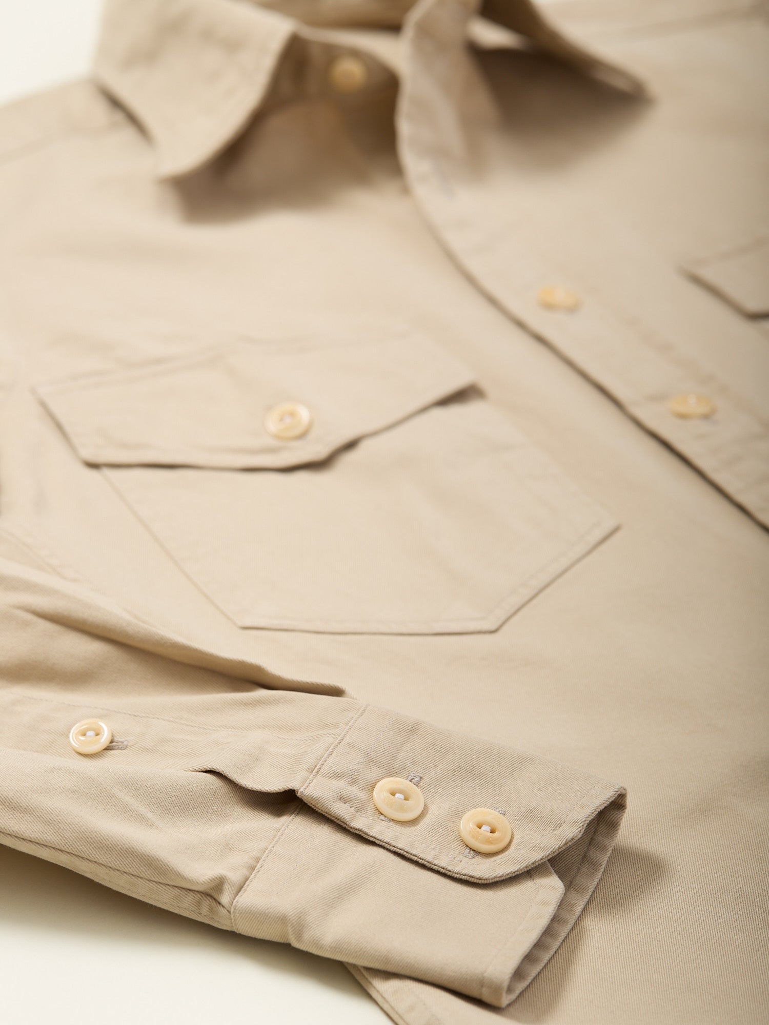 Long Point Collar MKII Work Shirt Stone Washed