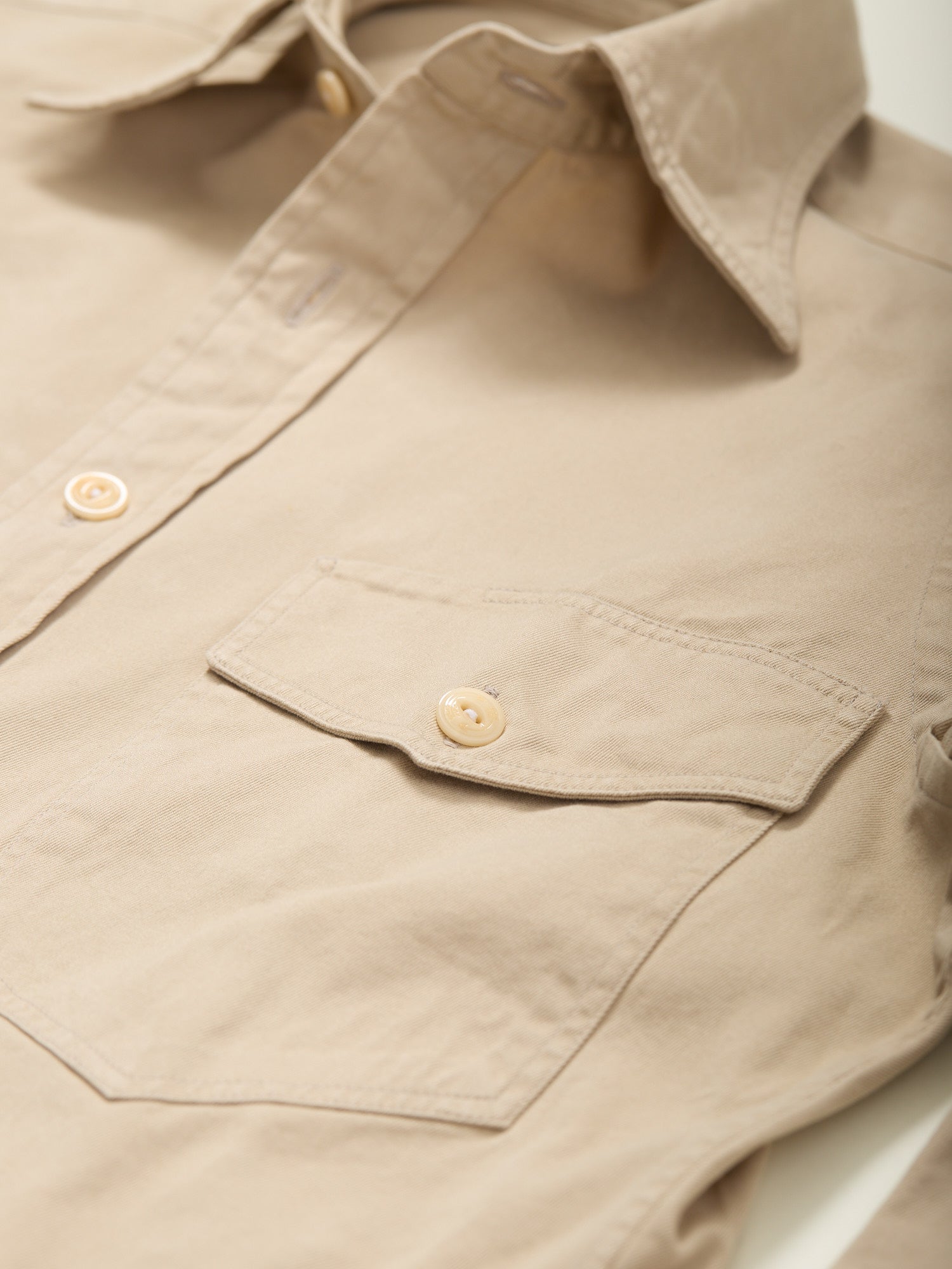 Long Point Collar MKII Work Shirt Stone Washed