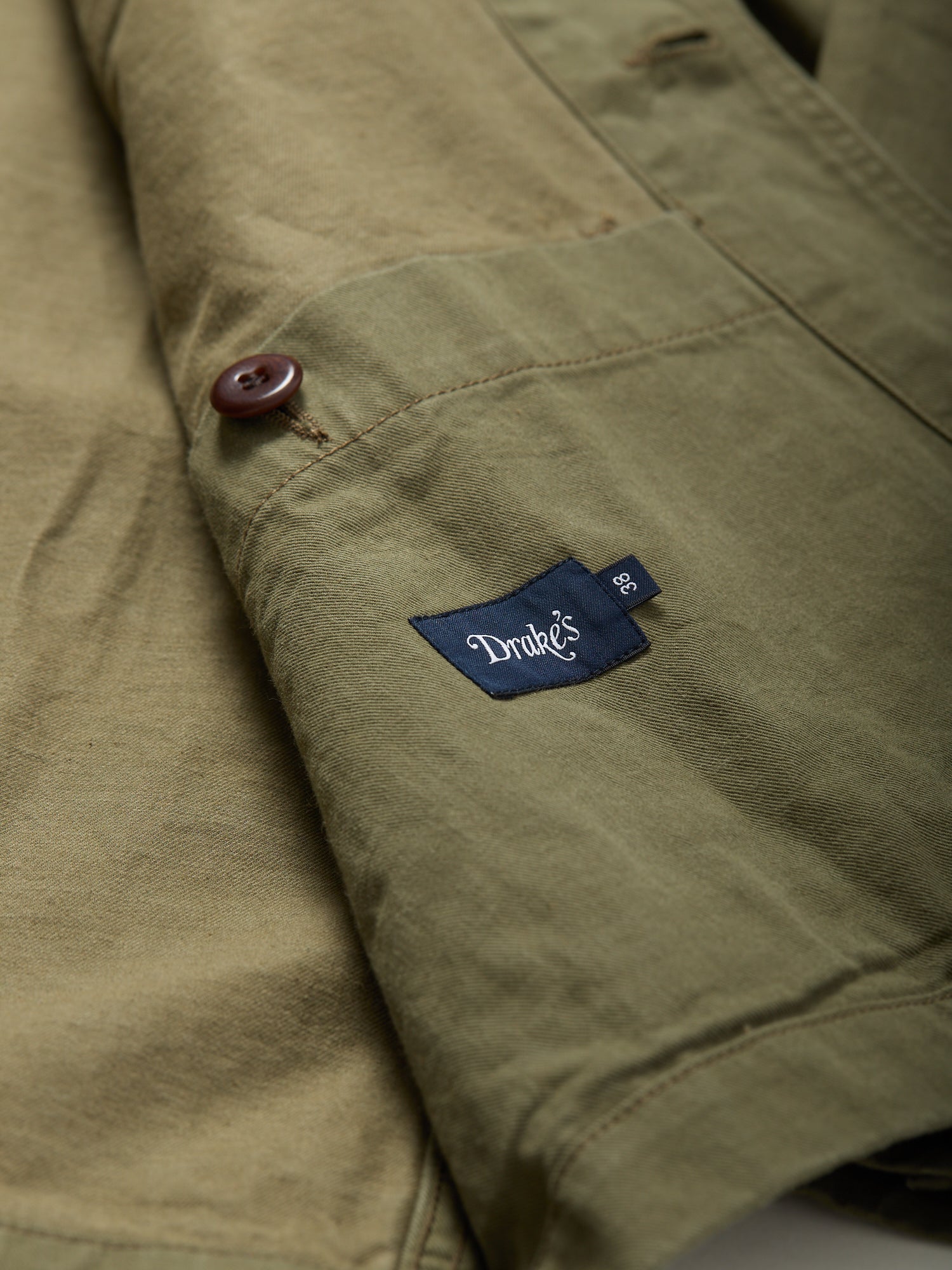 Twill Fatigue Jacket Khaki