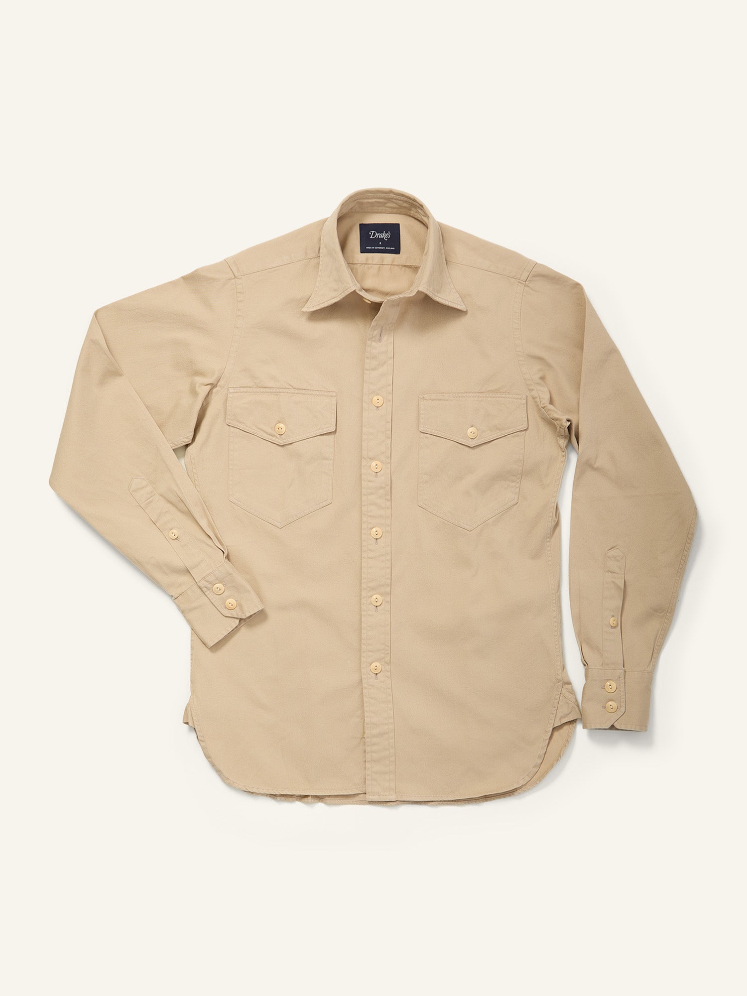 Long Point Collar MKII Work Shirt Stone Washed