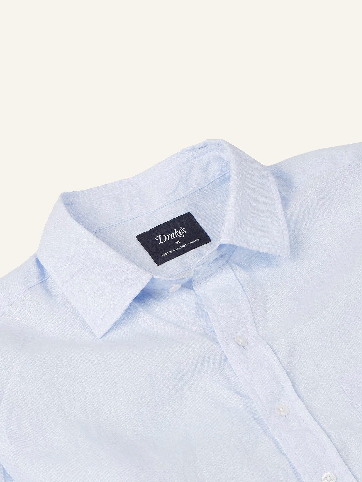 Linen Summer Shirt Sky Blue