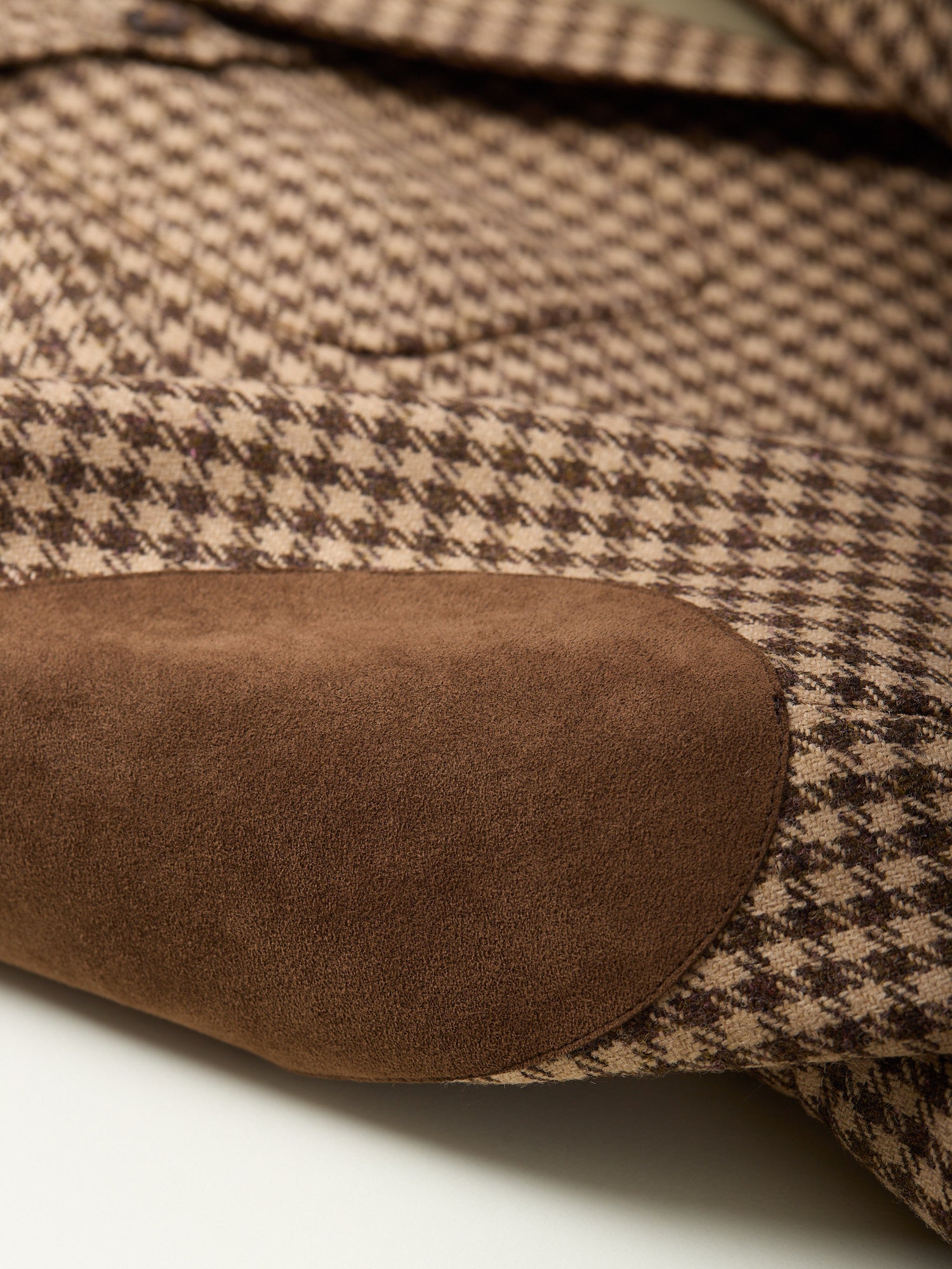 Gunton Norfolk Tweed Jacket Beige Dogtooth