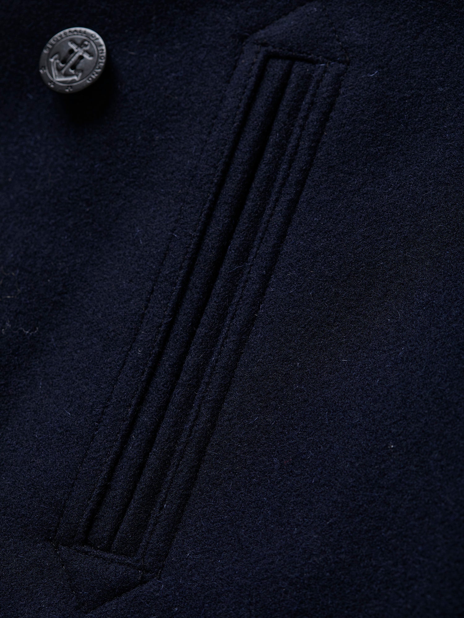 Churchill Peacoat Navy