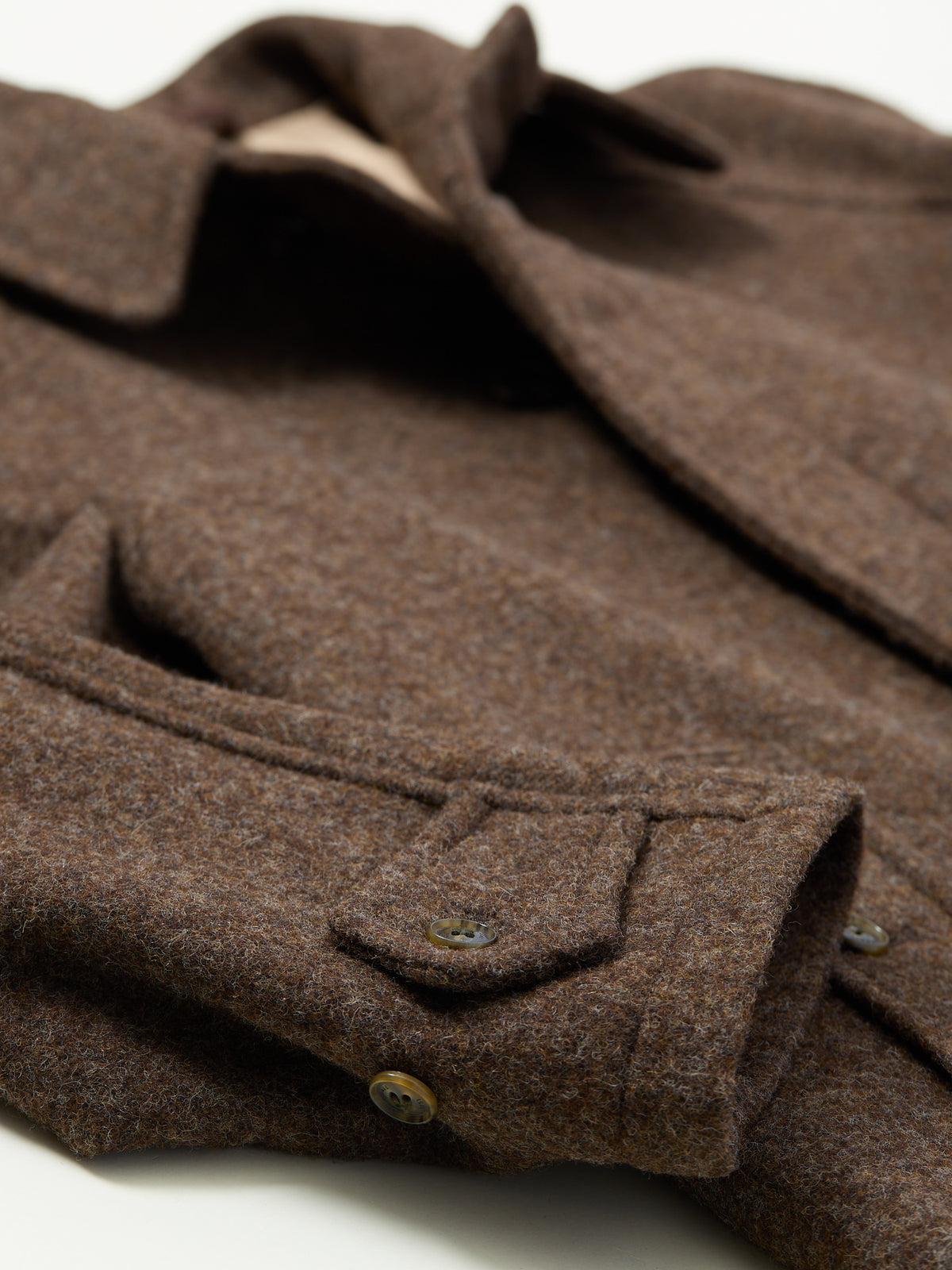 Hynes Wool Raglan Coat Mocha