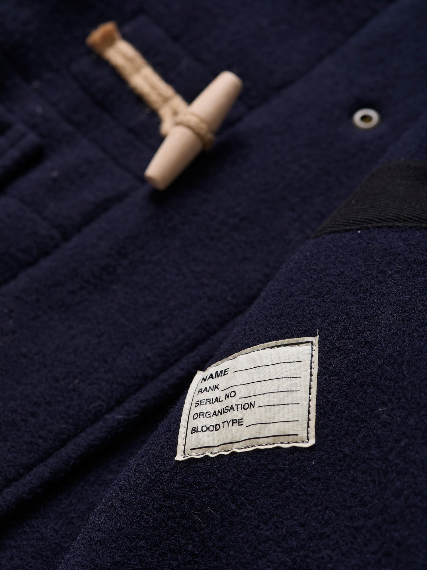Monty Duffle Coat Navy