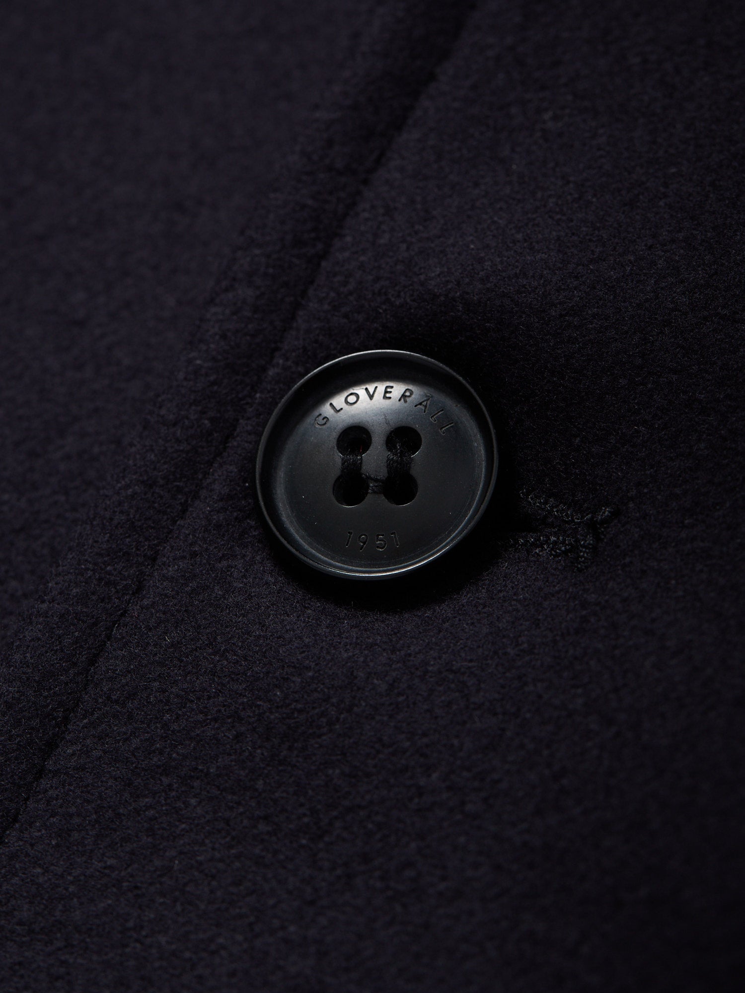 Raglan Chesterfield Coat Navy