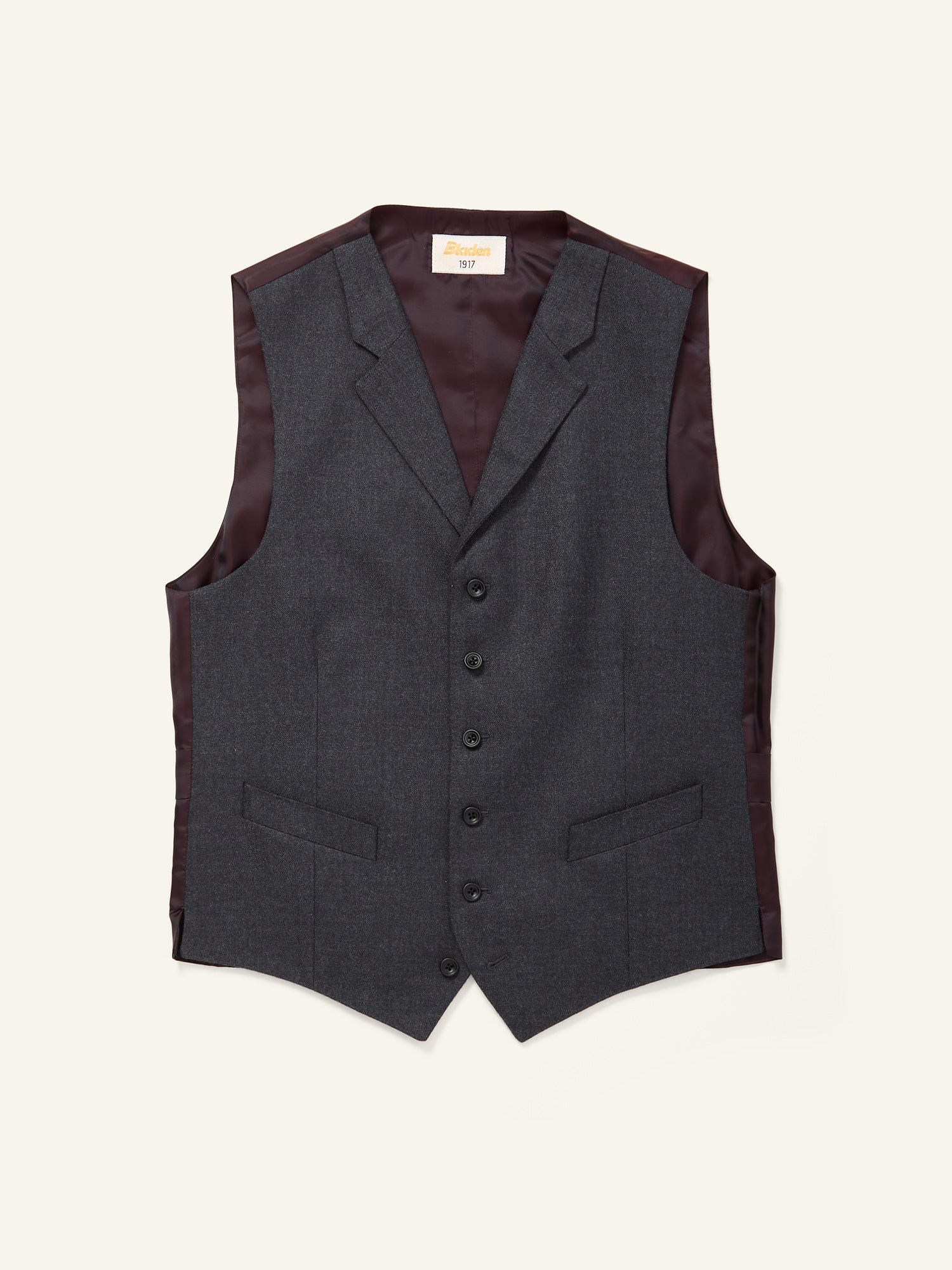 Gunton Suit Jacket and Waistcoat Dark Grey