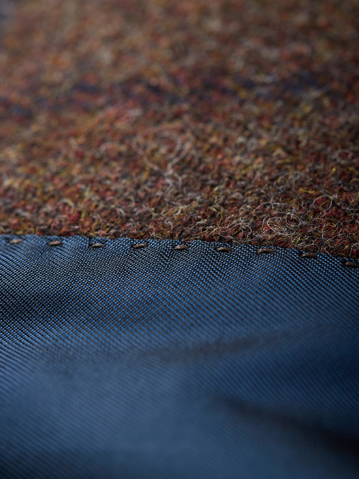 Gunton Shetland Tweed Jacket Brown Windowpane