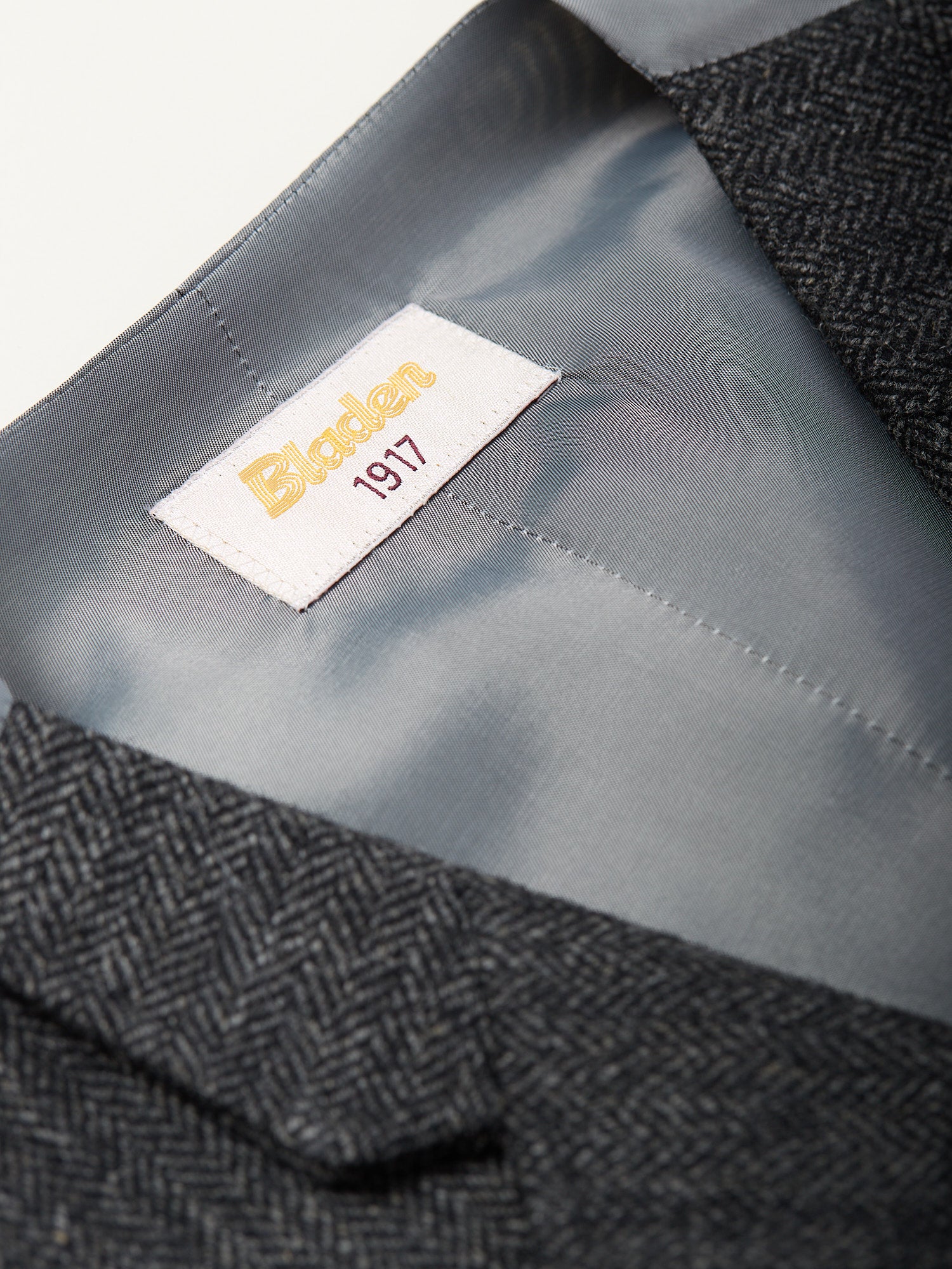 Lynford Herringbone Tweed Waistcoat Charcoal