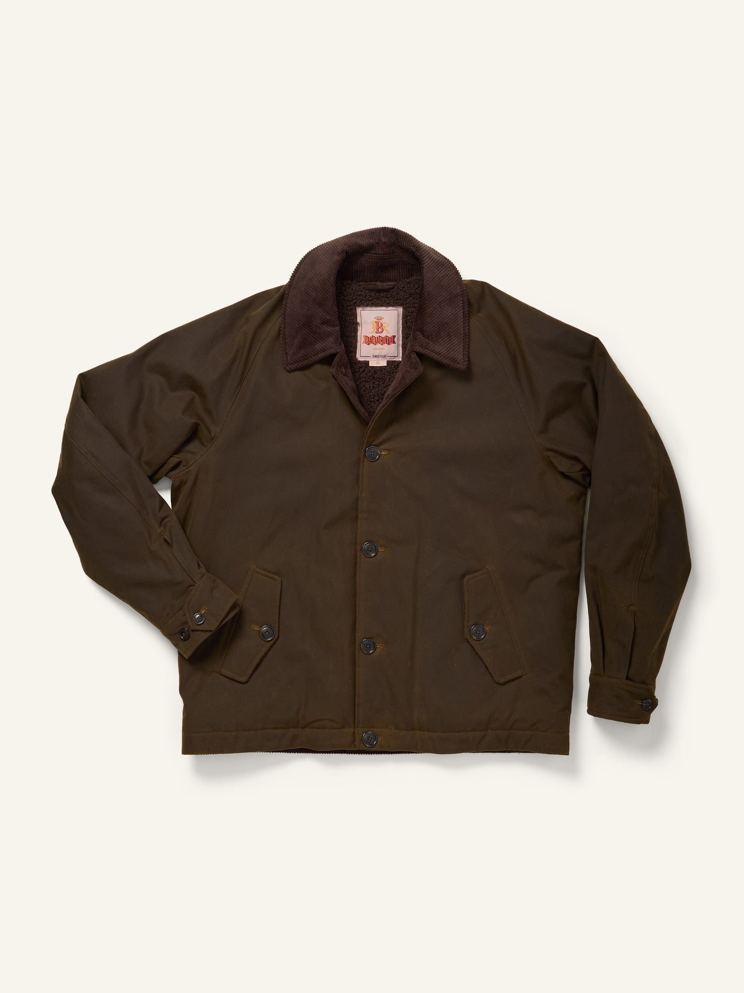 Waxed Deck Jacket Deep Moss