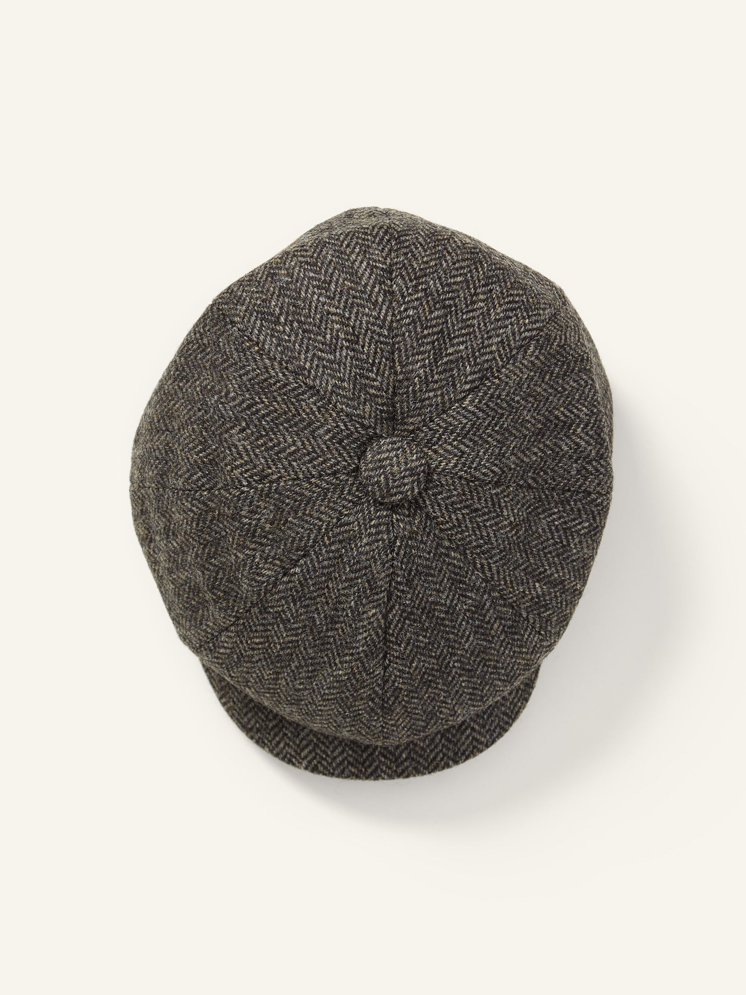 Shetland Tweed 8-Piece Cap Dk Grey