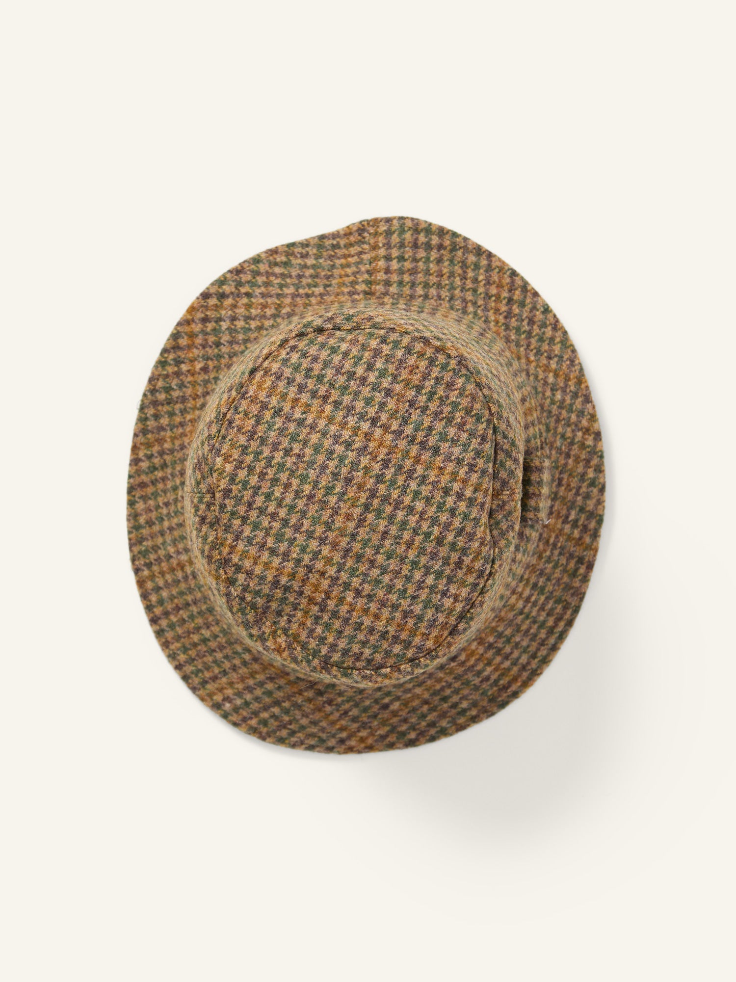 Tweed Bucket Hat Beige GC