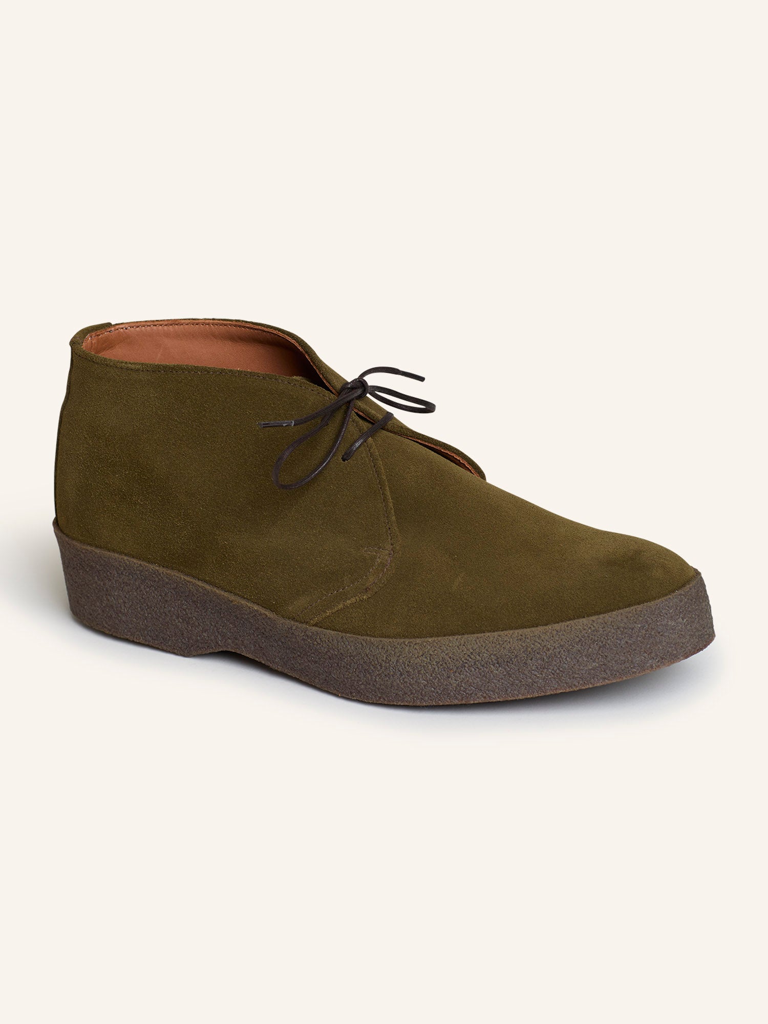 Hi-Top Suede Chukka Boot Moss Green