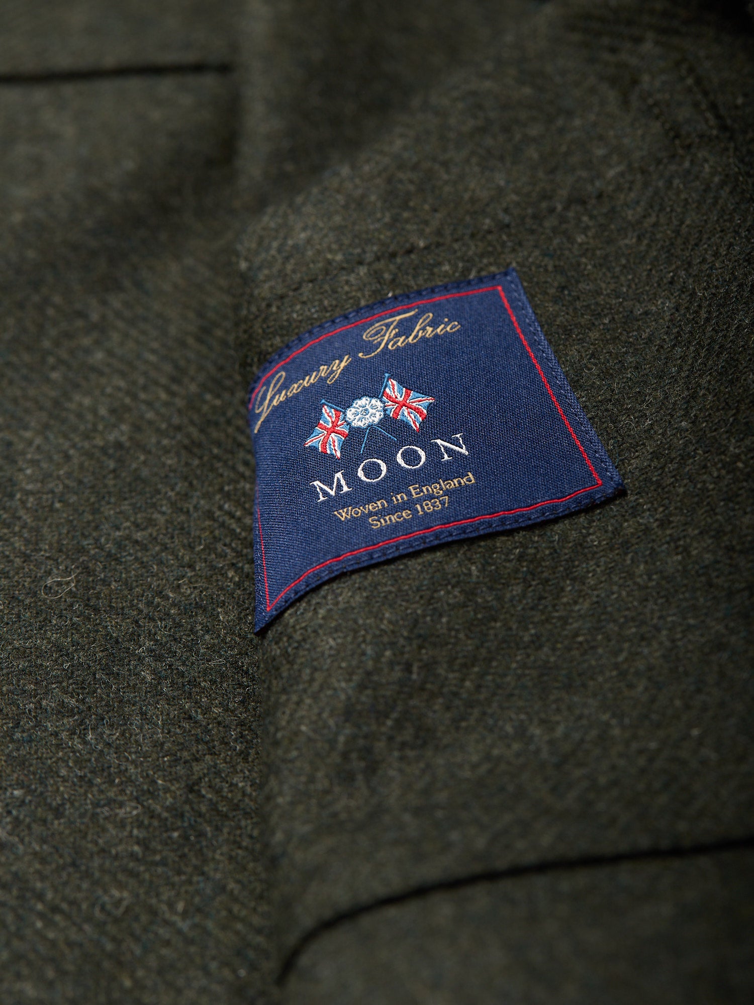 Wool Twin Pocket Jacket Drill Green