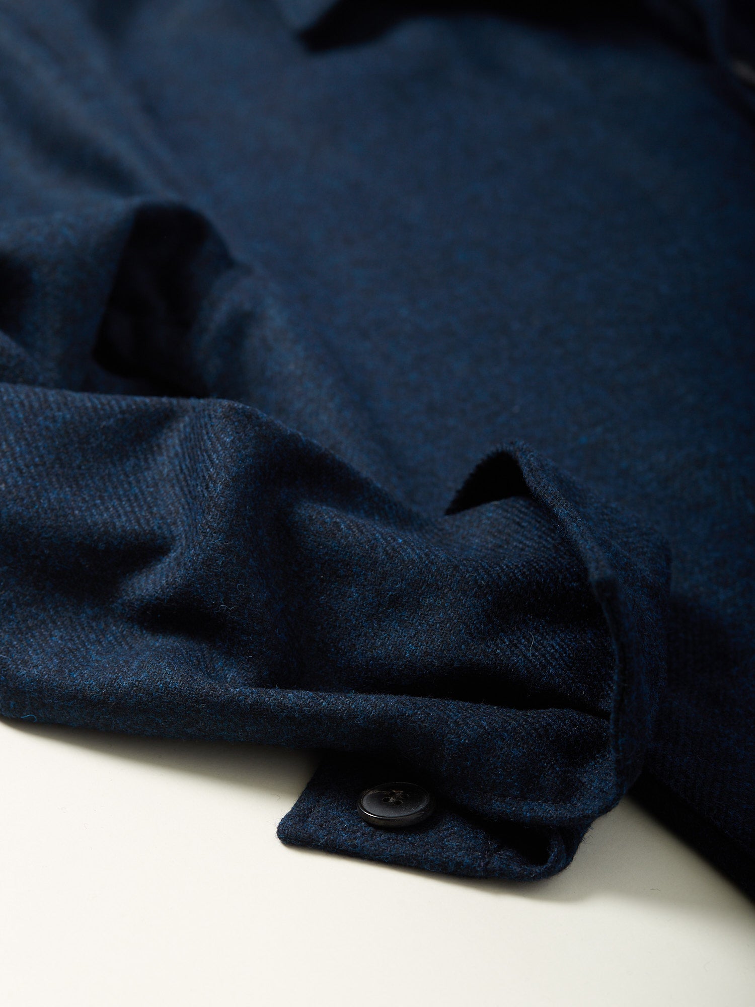 Wool Twin Pocket Jacket Navy Melange