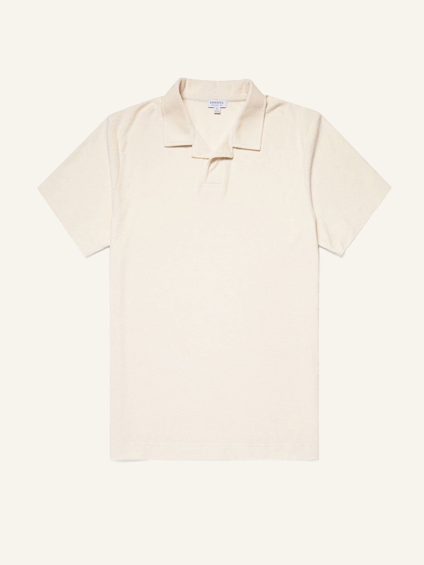 Terry Polo Shirt Undyed