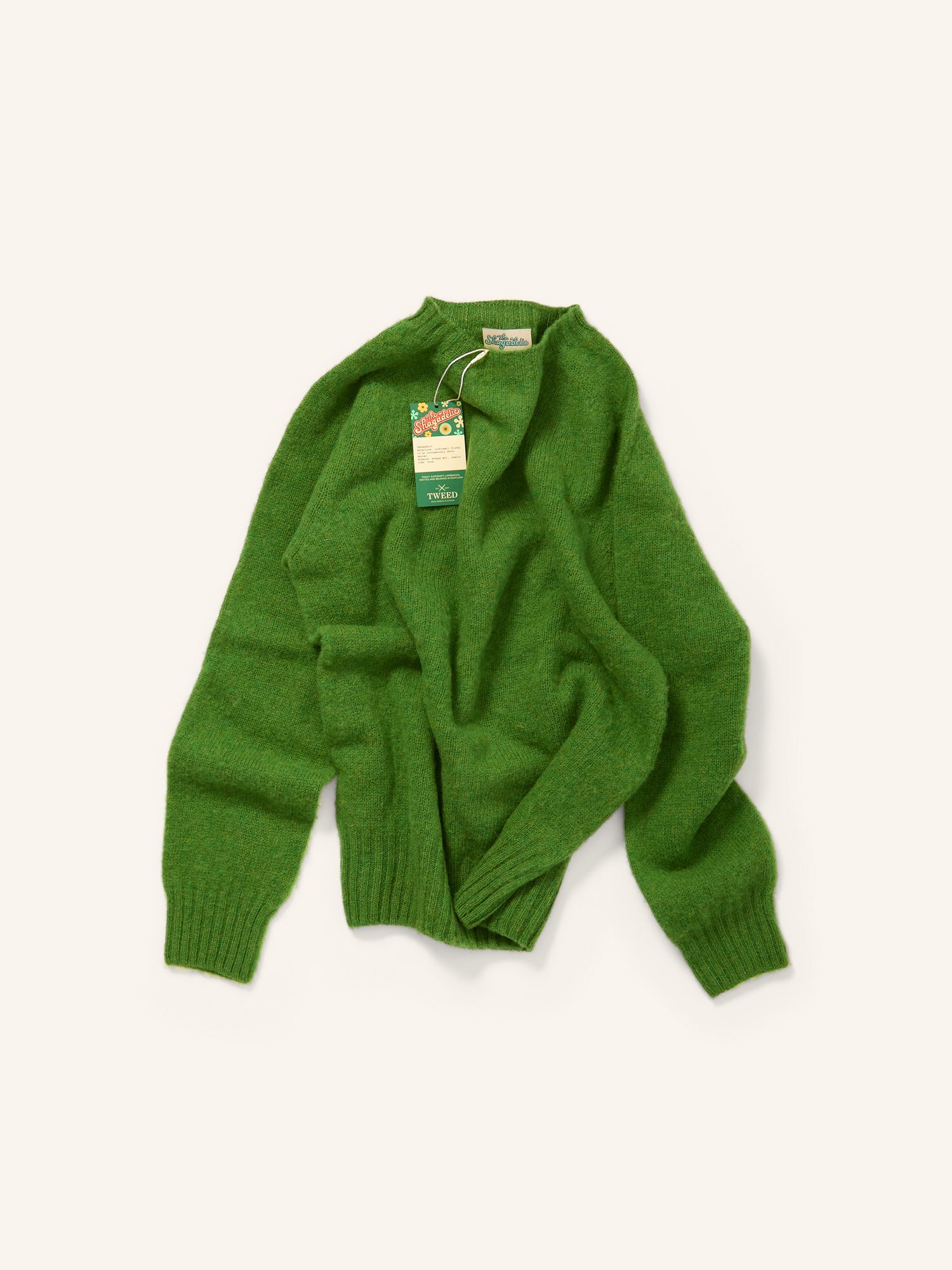 The Shagadelic Brushed Shetland Crewneck New Lawn