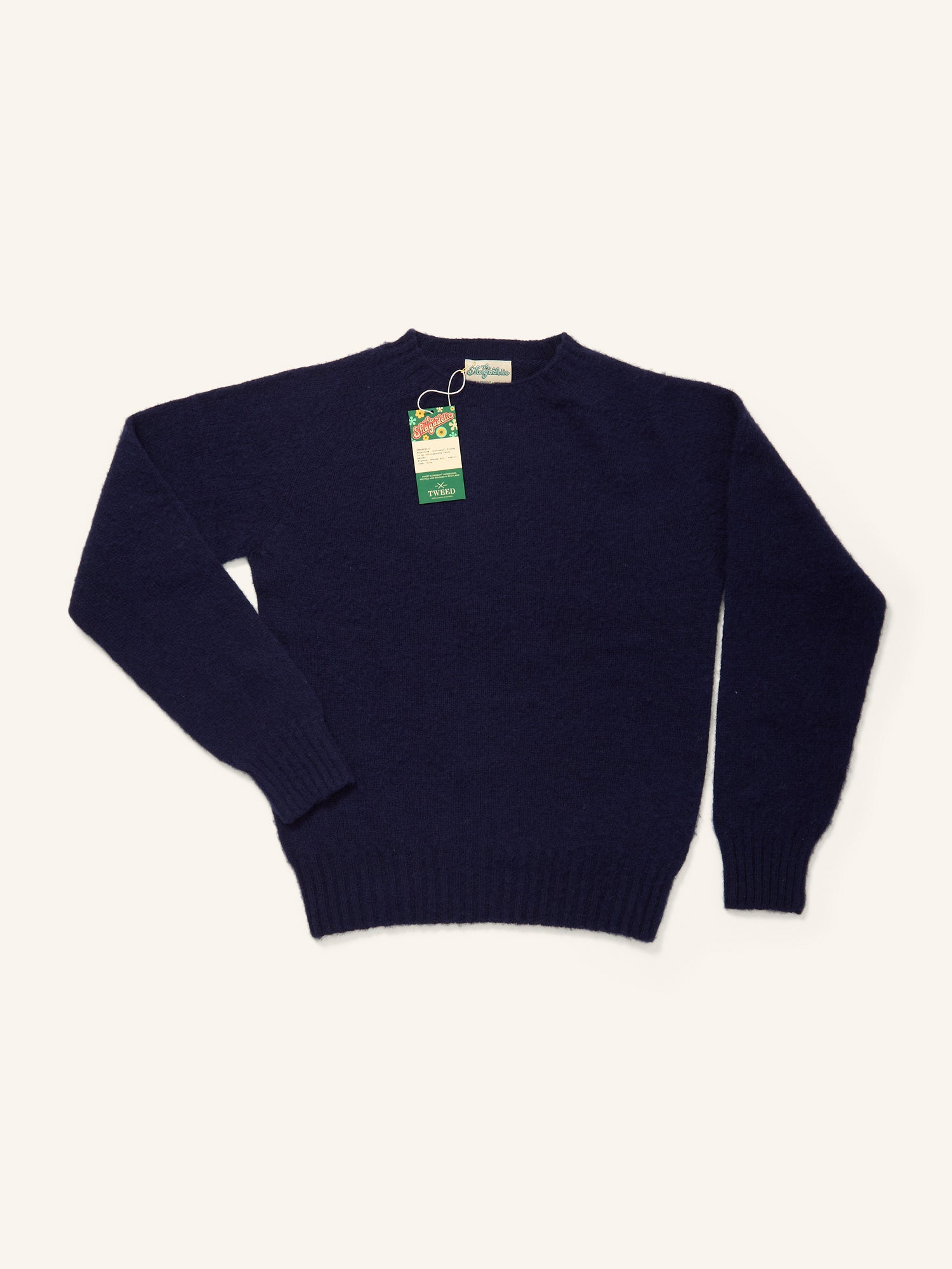The Shagadelic Brushed Shetland Crewneck New Navy