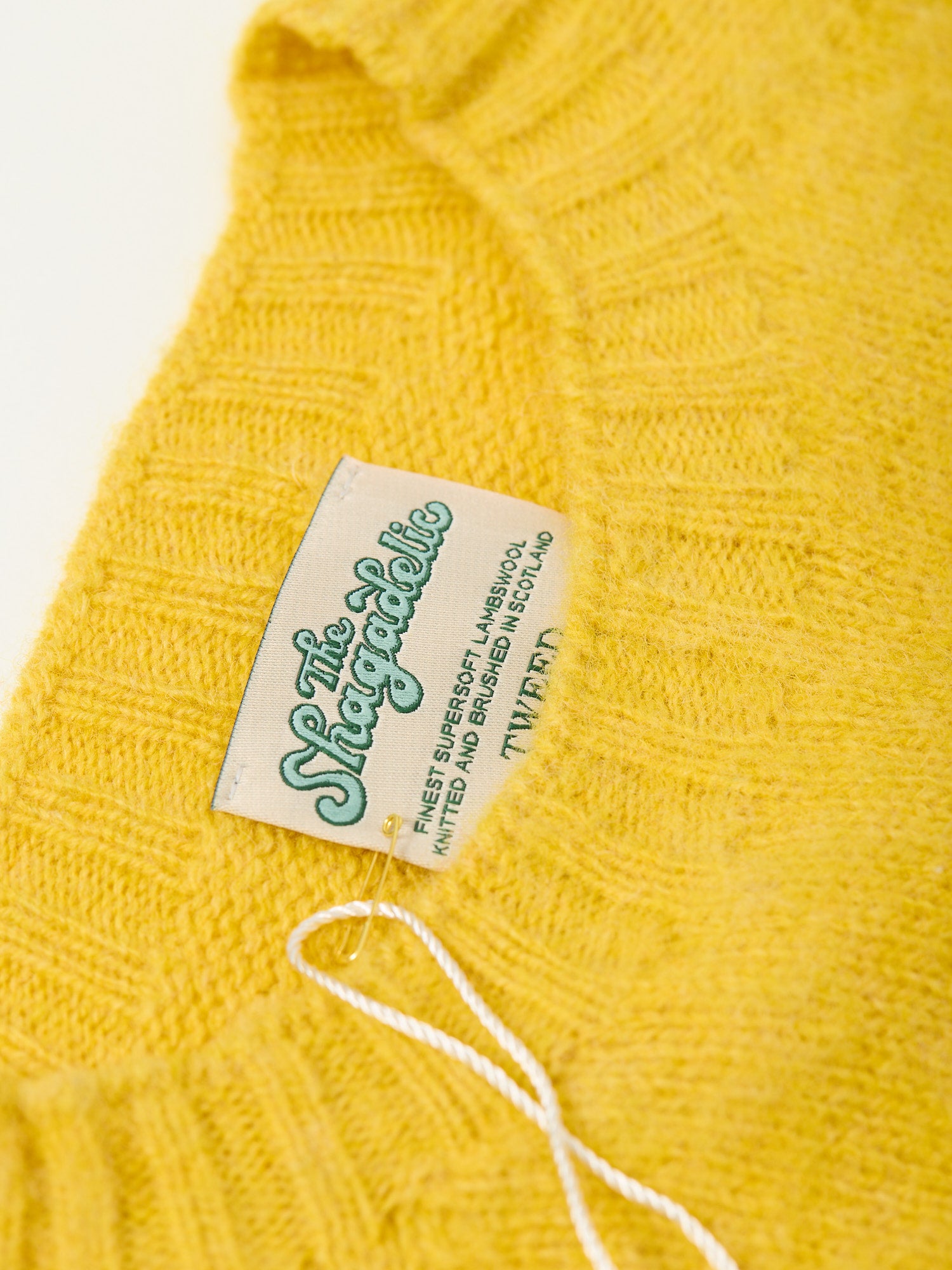 The Shagadelic Brushed Shetland Crewneck Gorse Flower