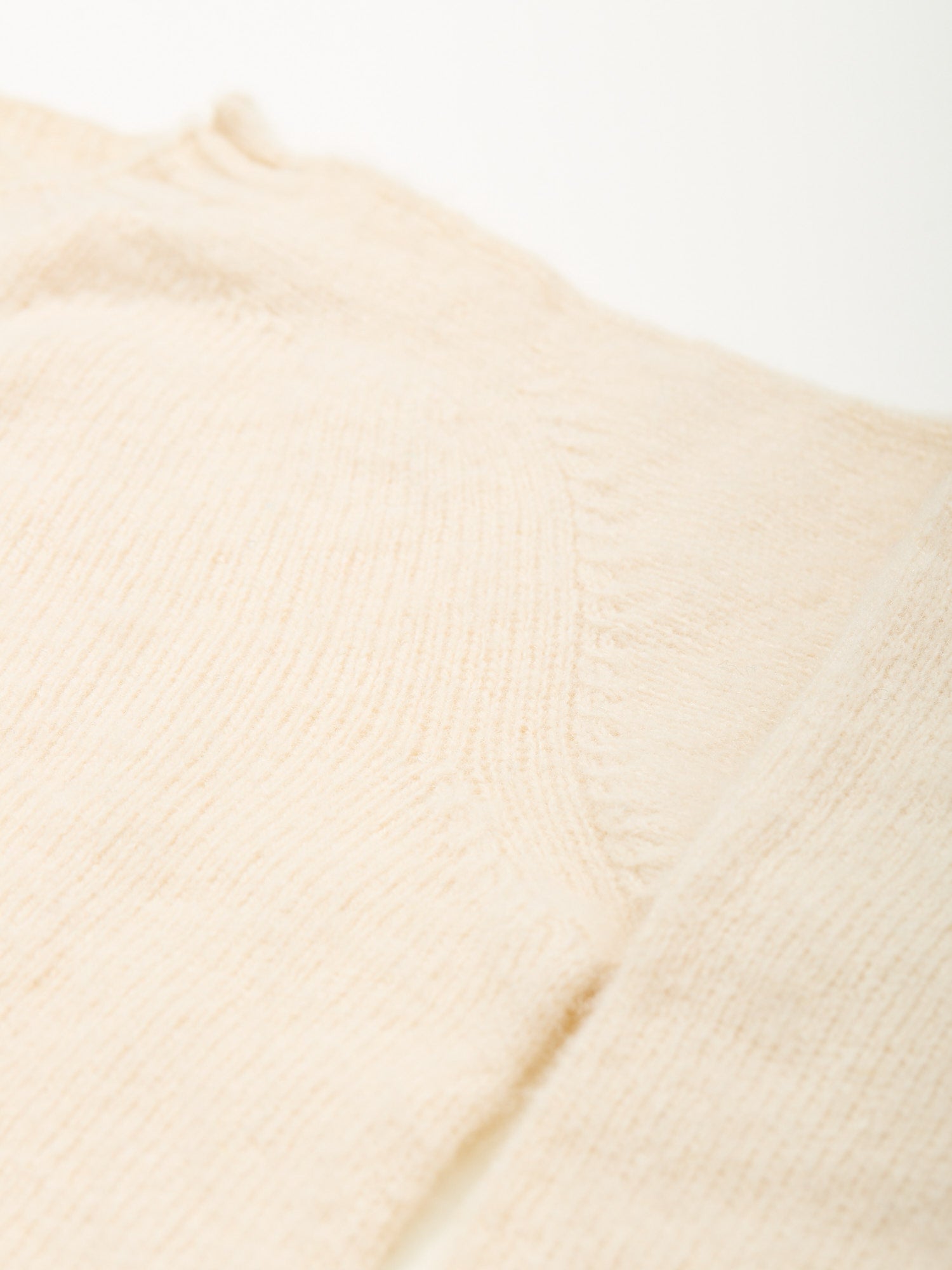 The Shagadelic Brushed Shetland Crewneck Cream