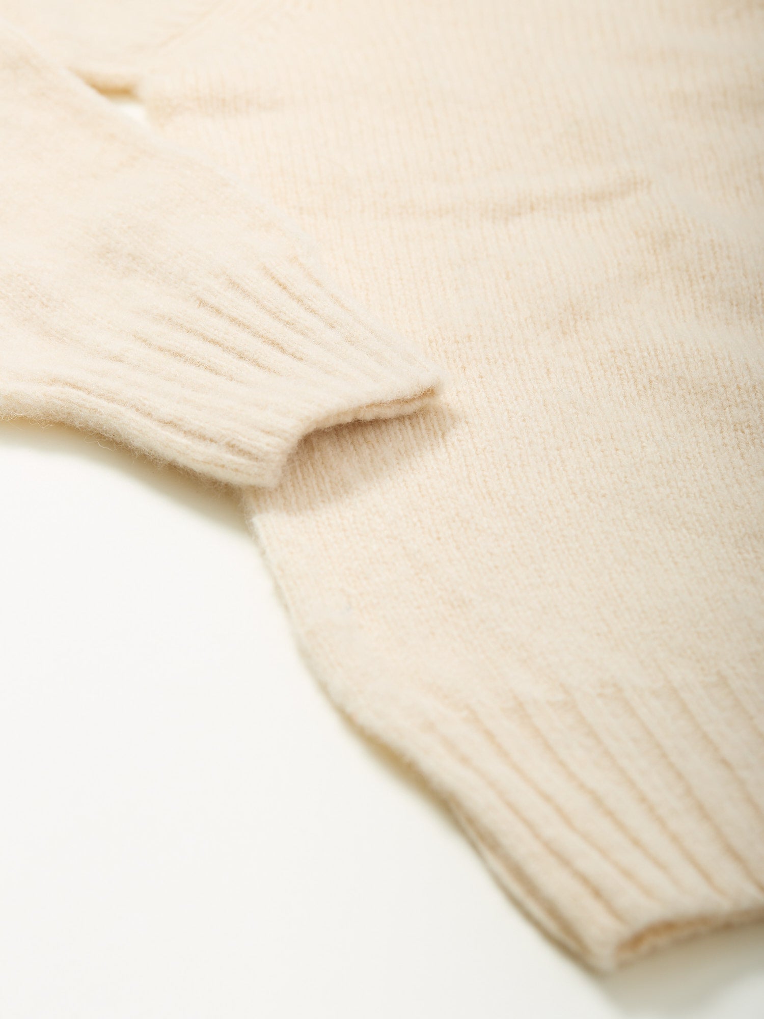The Shagadelic Brushed Shetland Crewneck Cream