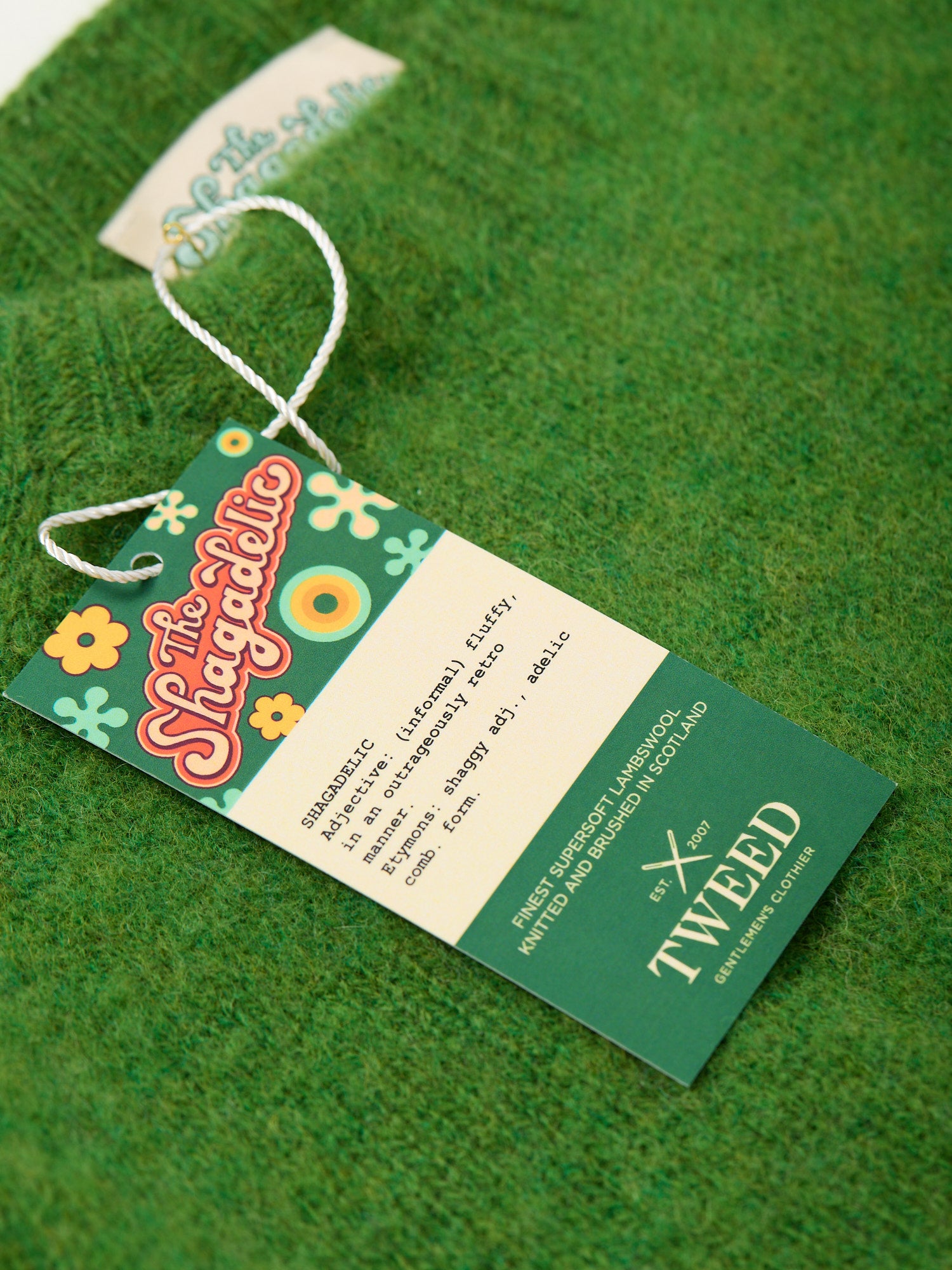 The Shagadelic Brushed Shetland Crewneck New Lawn
