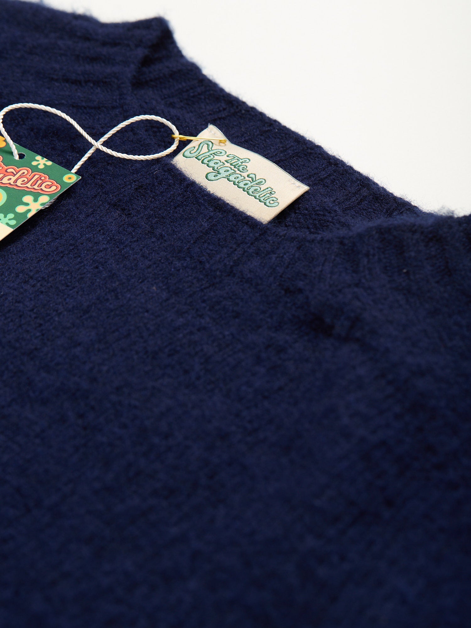 The Shagadelic Brushed Shetland Crewneck New Navy