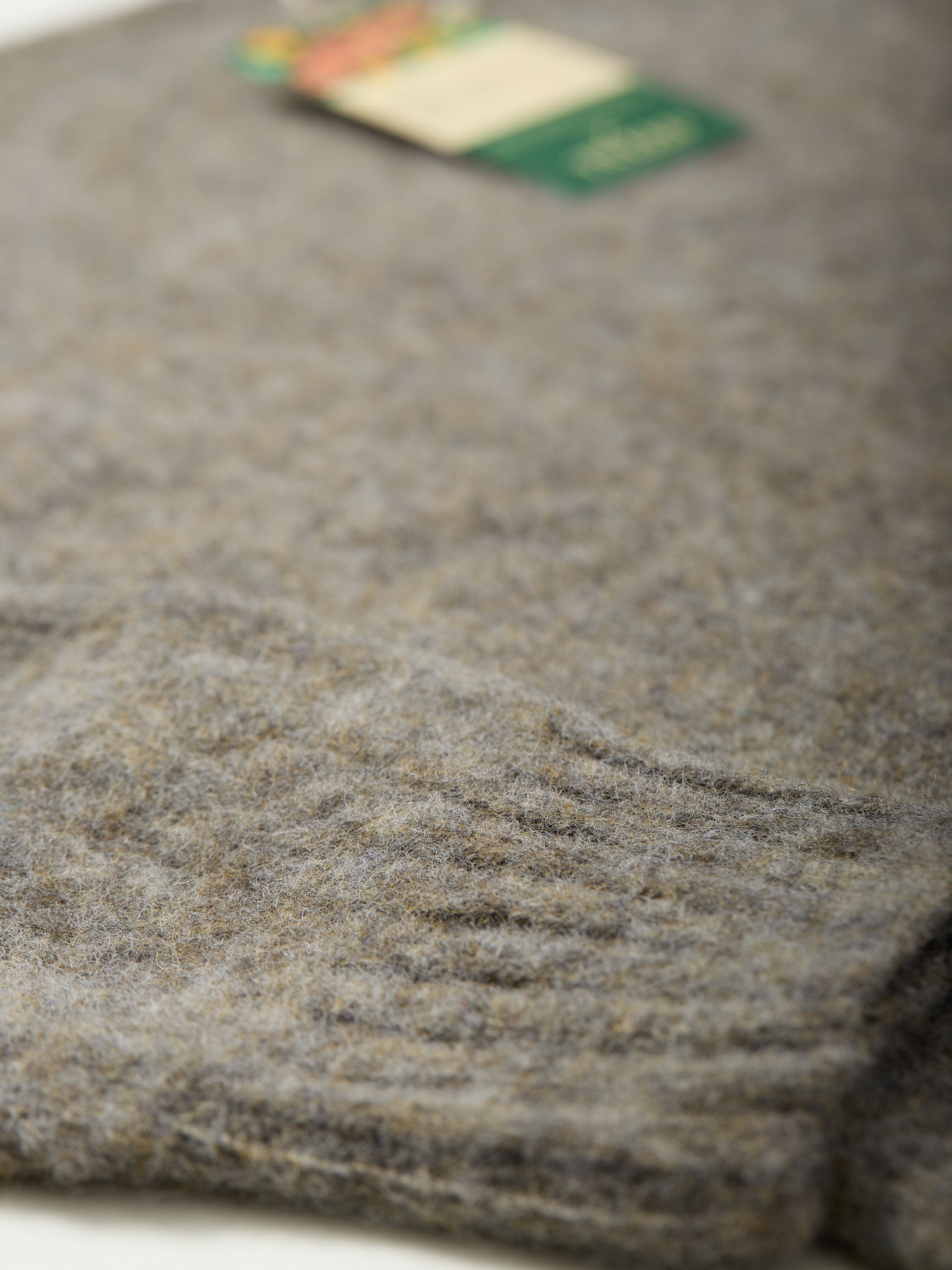 The Shagadelic Brushed Shetland Crewneck Oyster