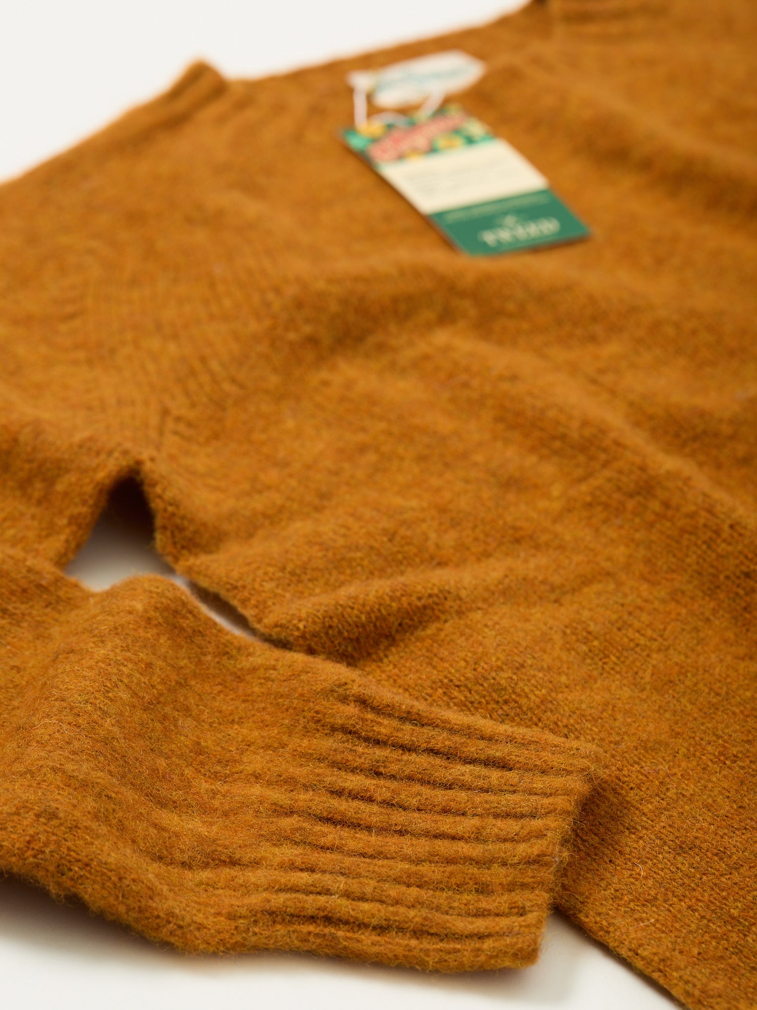 The Shagadelic Brushed Shetland Crewneck Vintage Orange