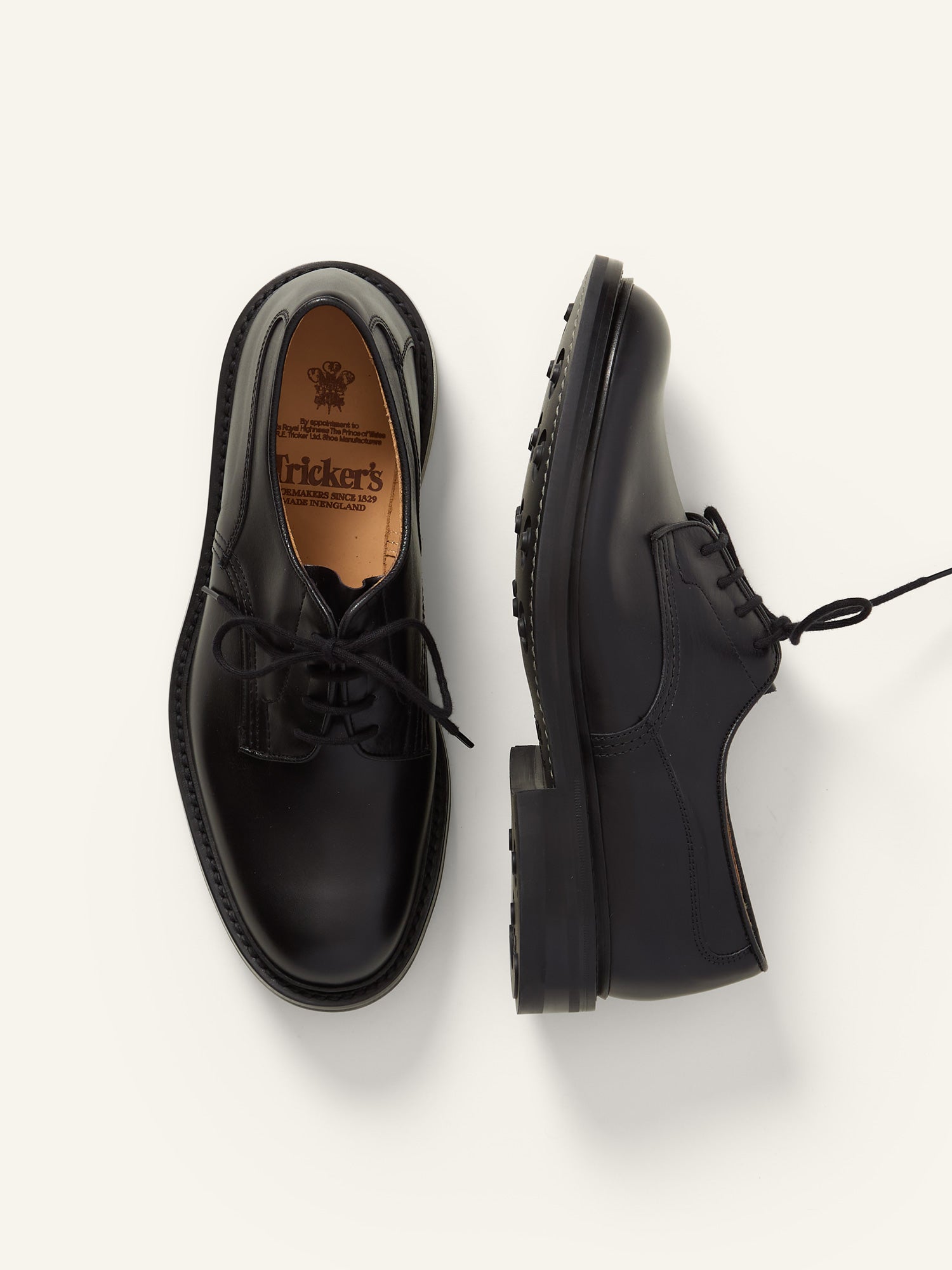 Tricker's Woodstock Country Shoes Black Calf