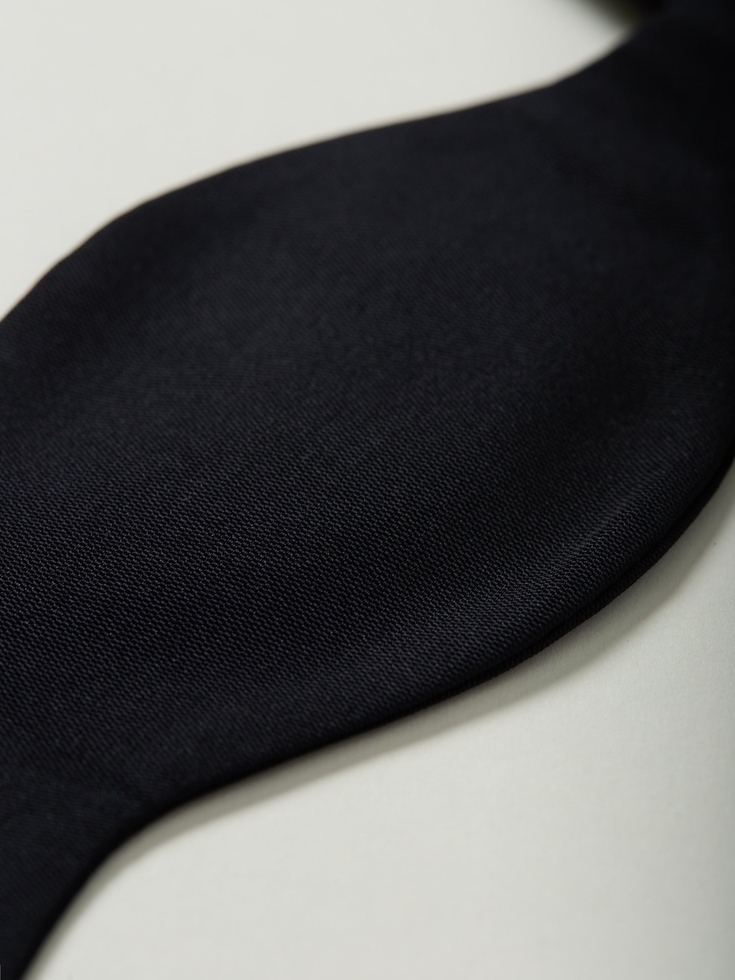 Black Barathea Silk Bow Tie