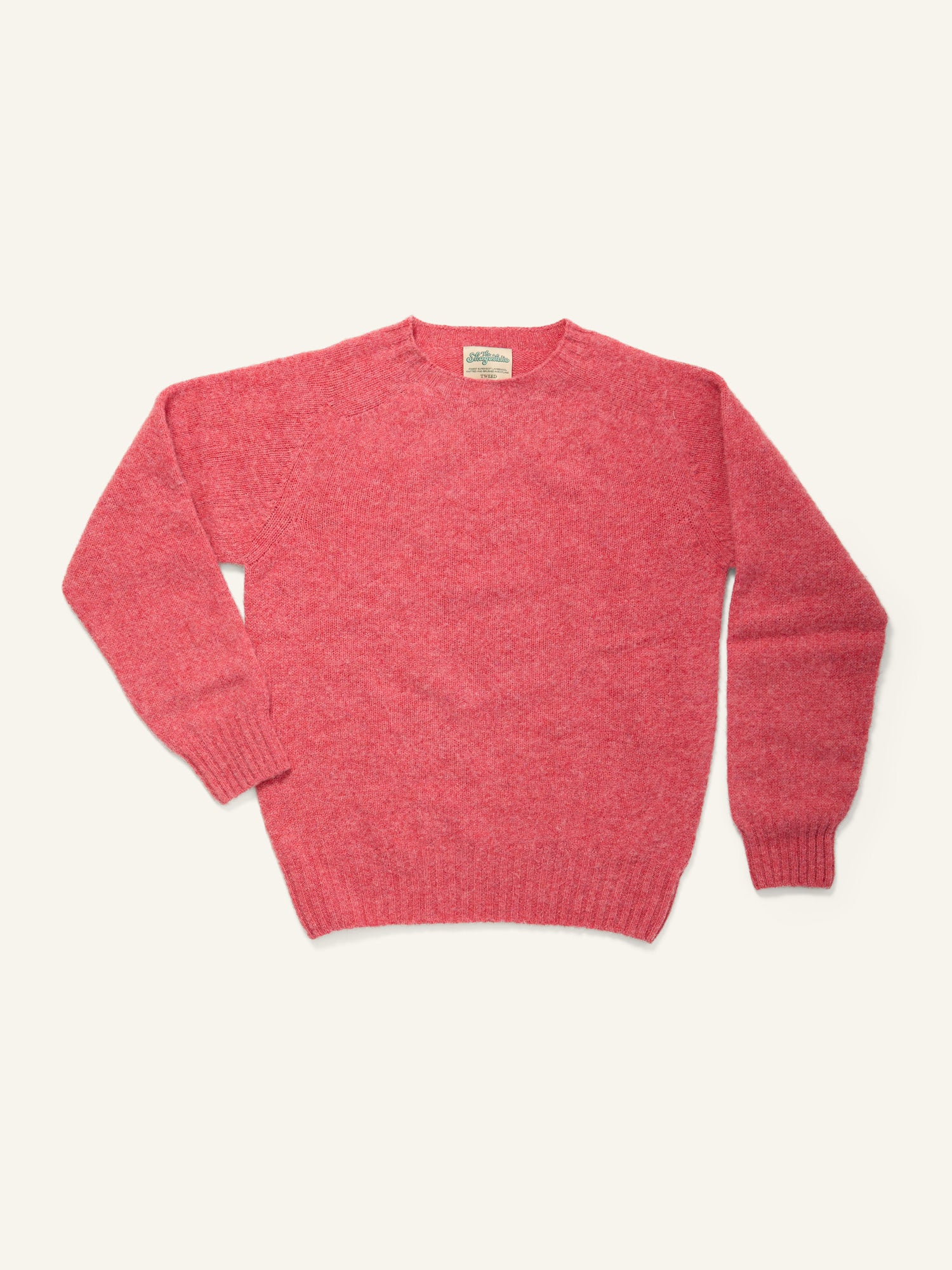 The Shagadelic Brushed Shetland Crewneck Tea Rose