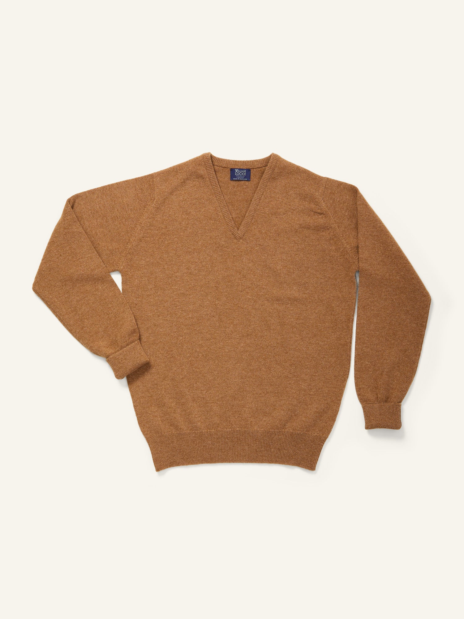 Lambswool Vee Neck Savannah