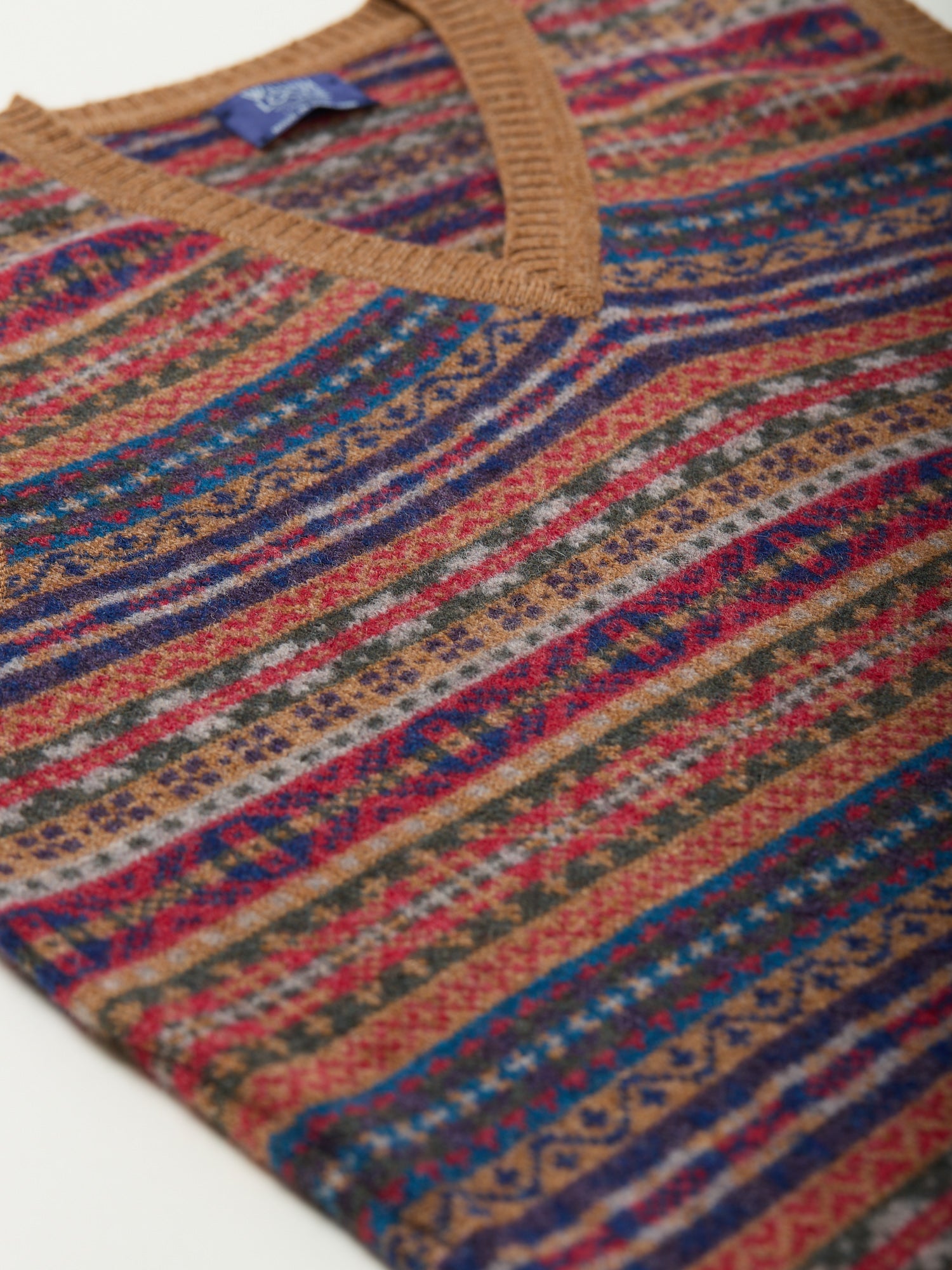 Lambswool Fairisle Slipover Savannah