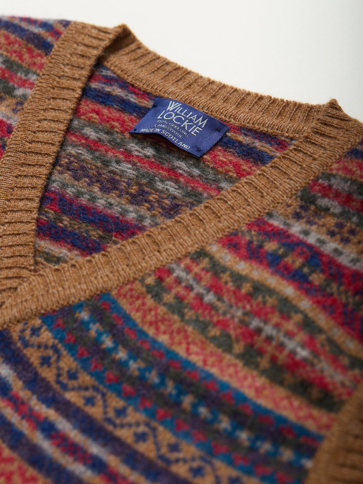 Lambswool Fairisle Slipover Savannah