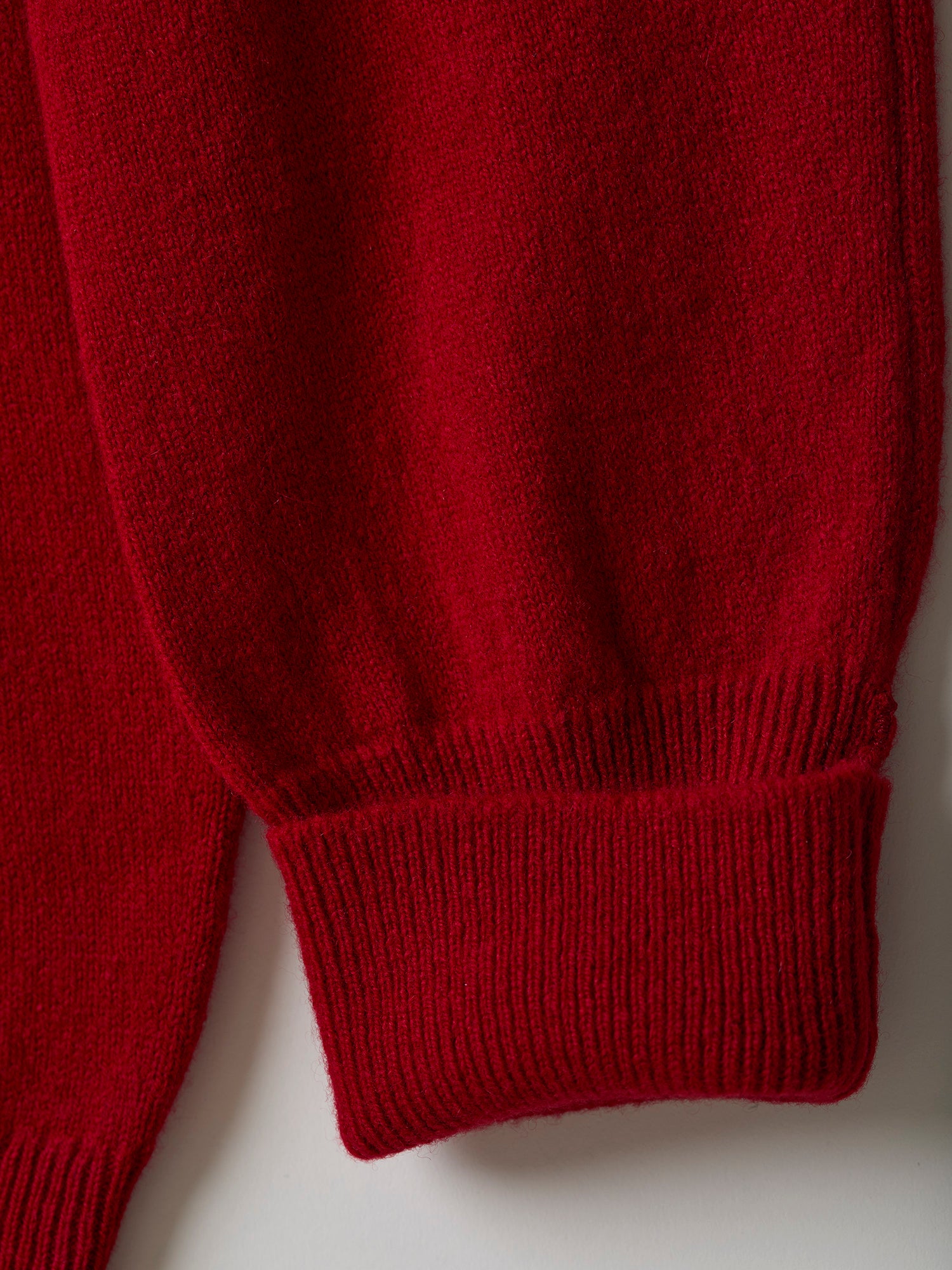 Lambswool Vee Neck Chianti