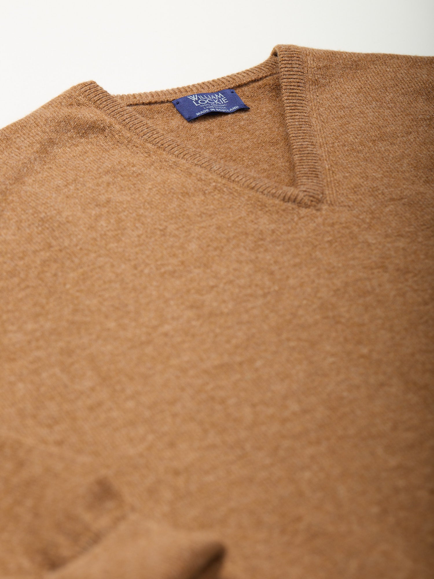 Lambswool Vee Neck Savannah