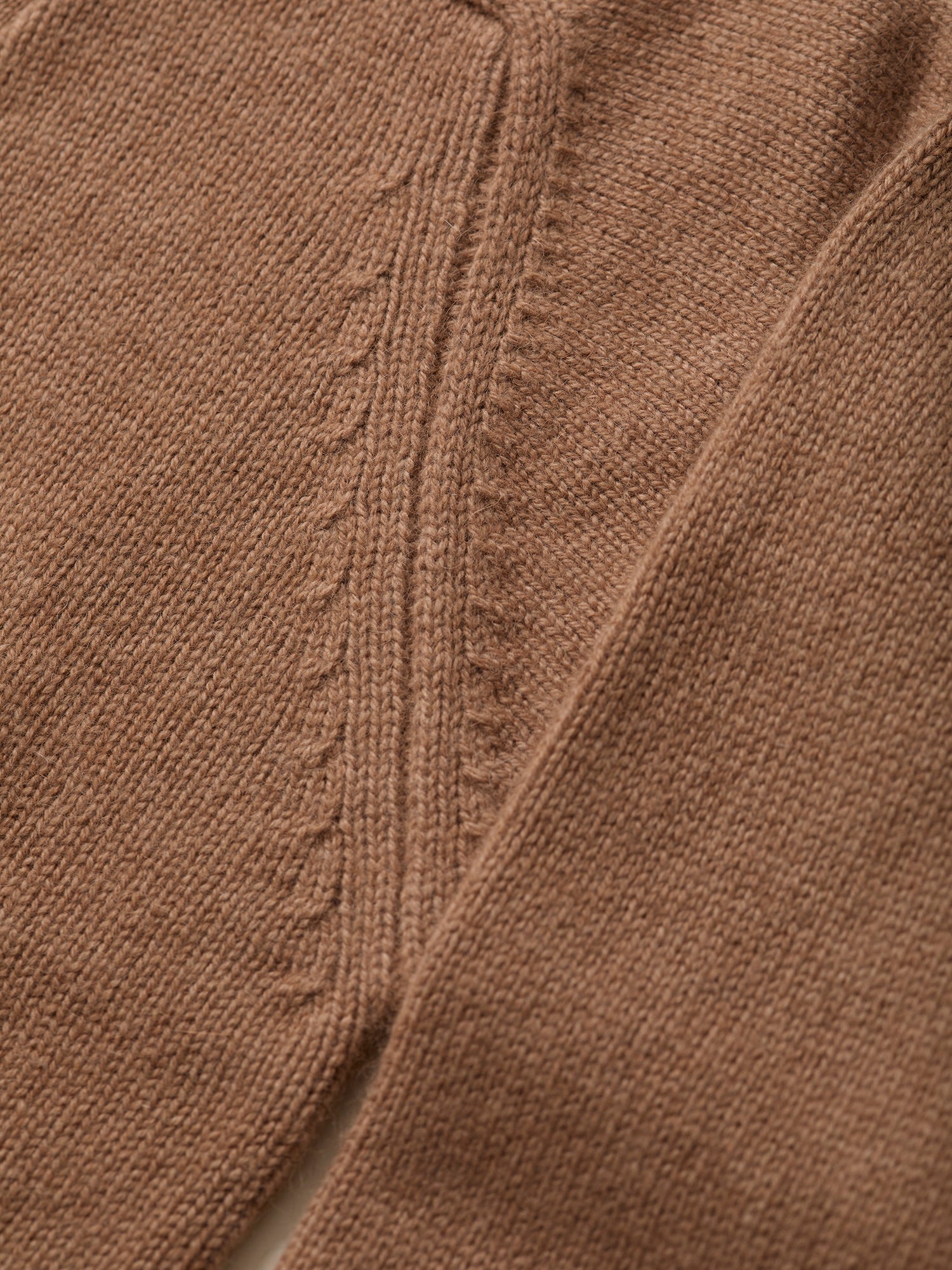 Camel Hair 4-ply Cardigan