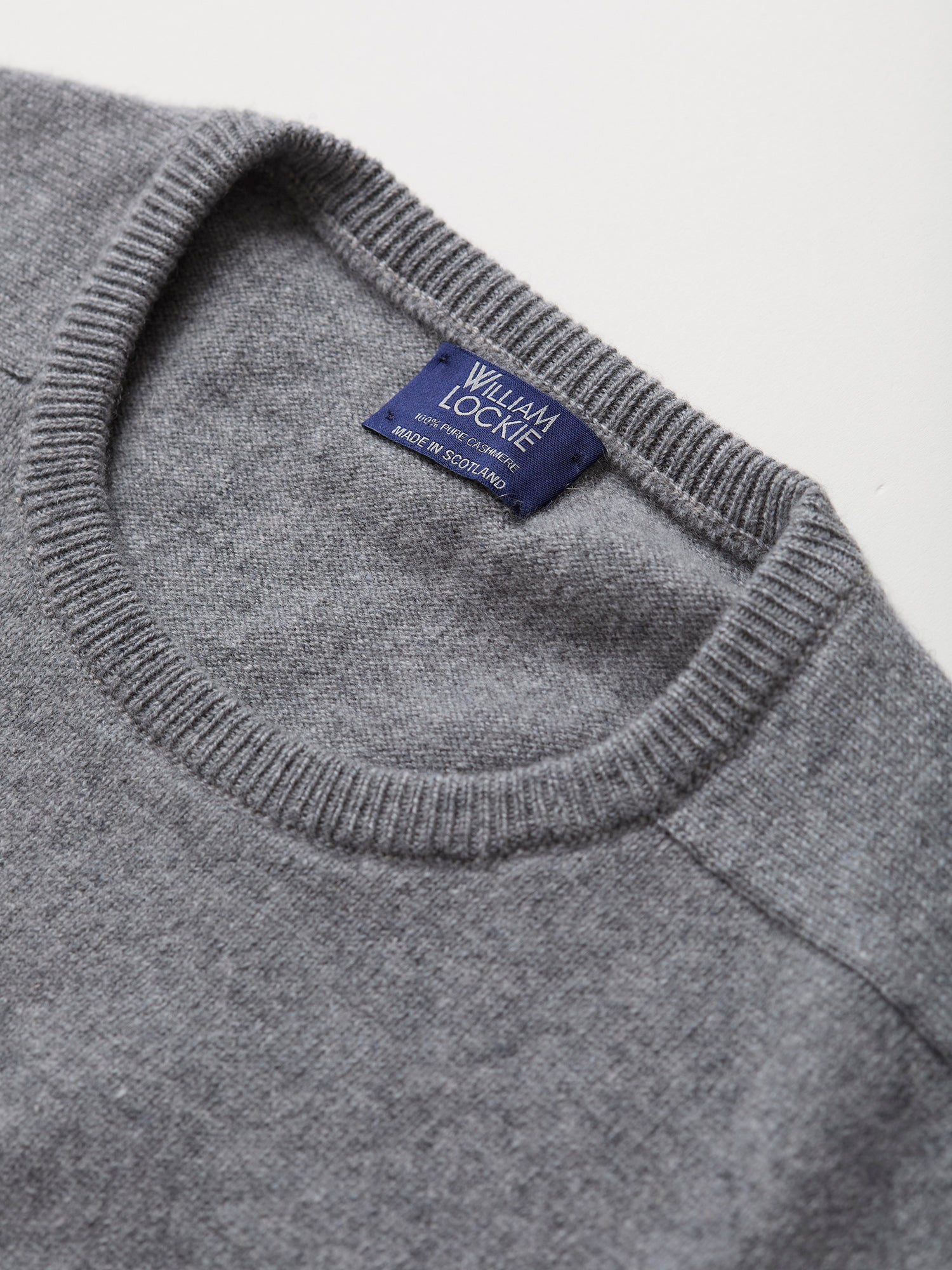 Cashmere Crew Neck Jumper Flannel