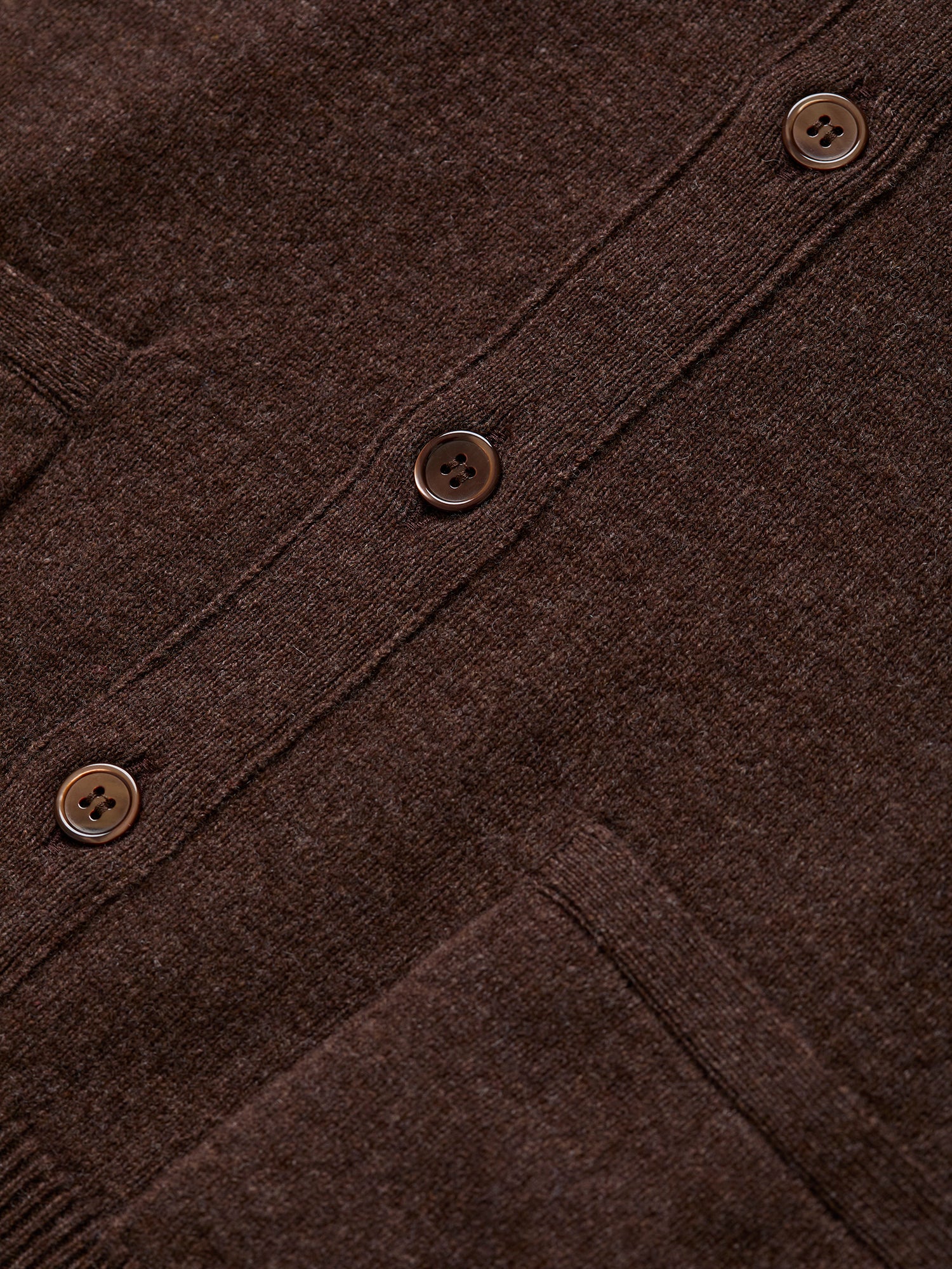Lambswool Cardigan Mocha