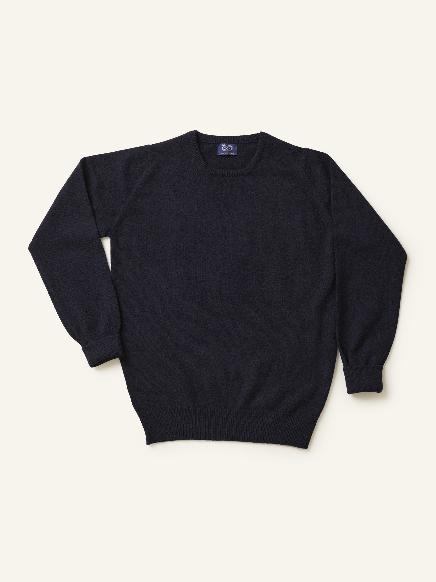 Lambswool Crew Neck Navy