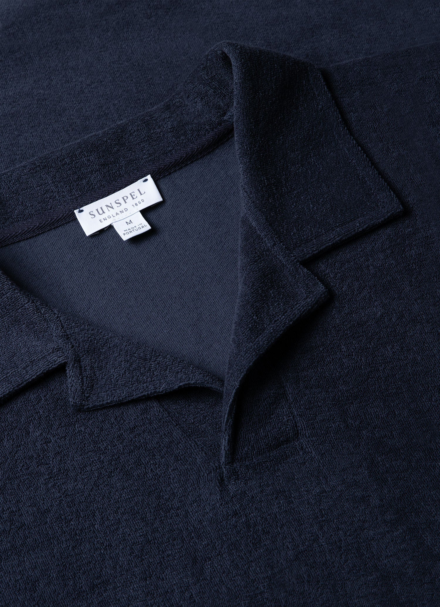Terry Polo Shirt Navy
