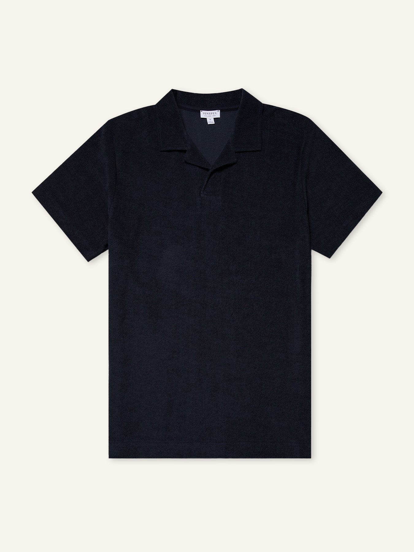 Terry Polo Shirt Navy