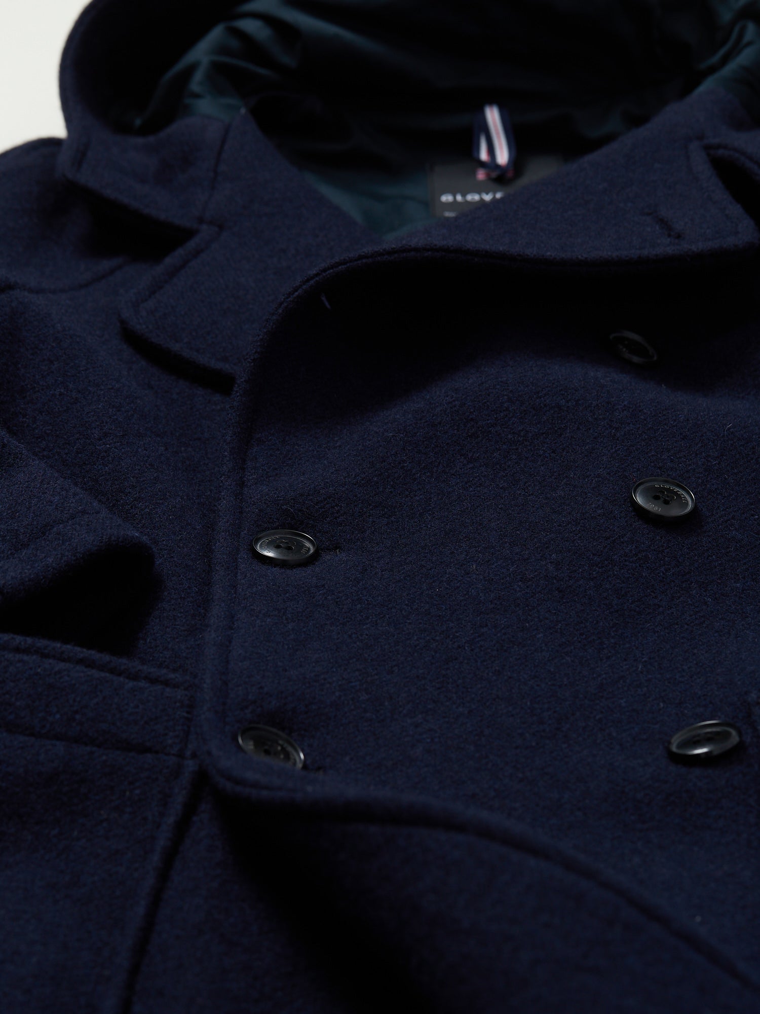 DB Hooded Raglan Coat Navy