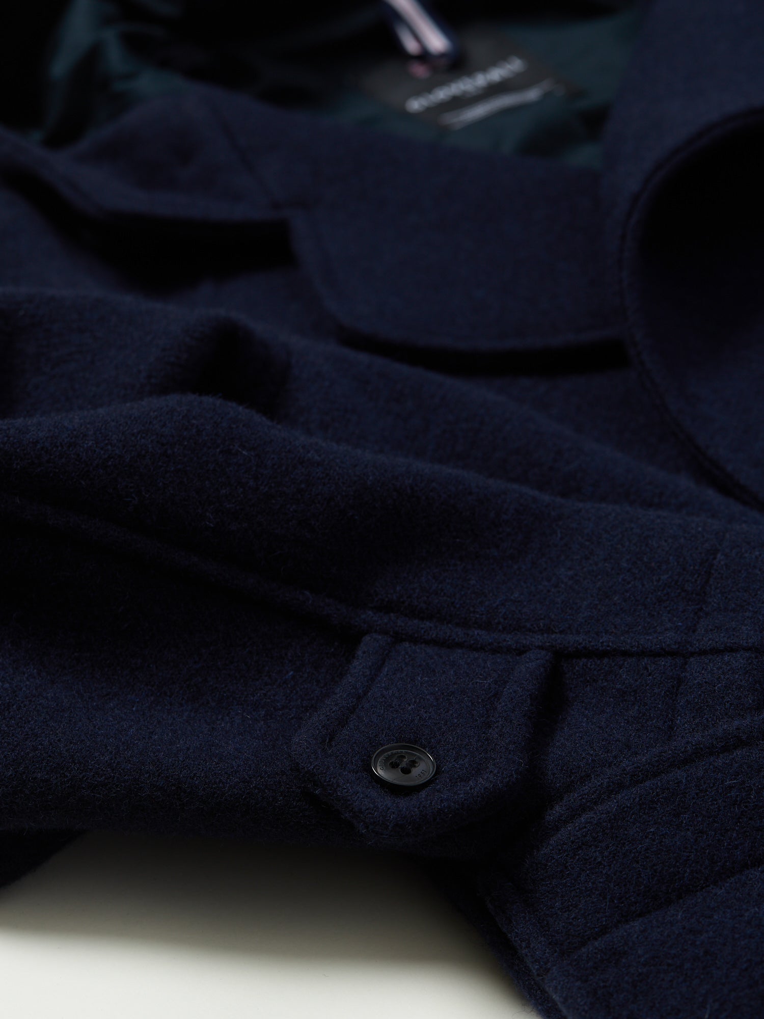DB Hooded Raglan Coat Navy